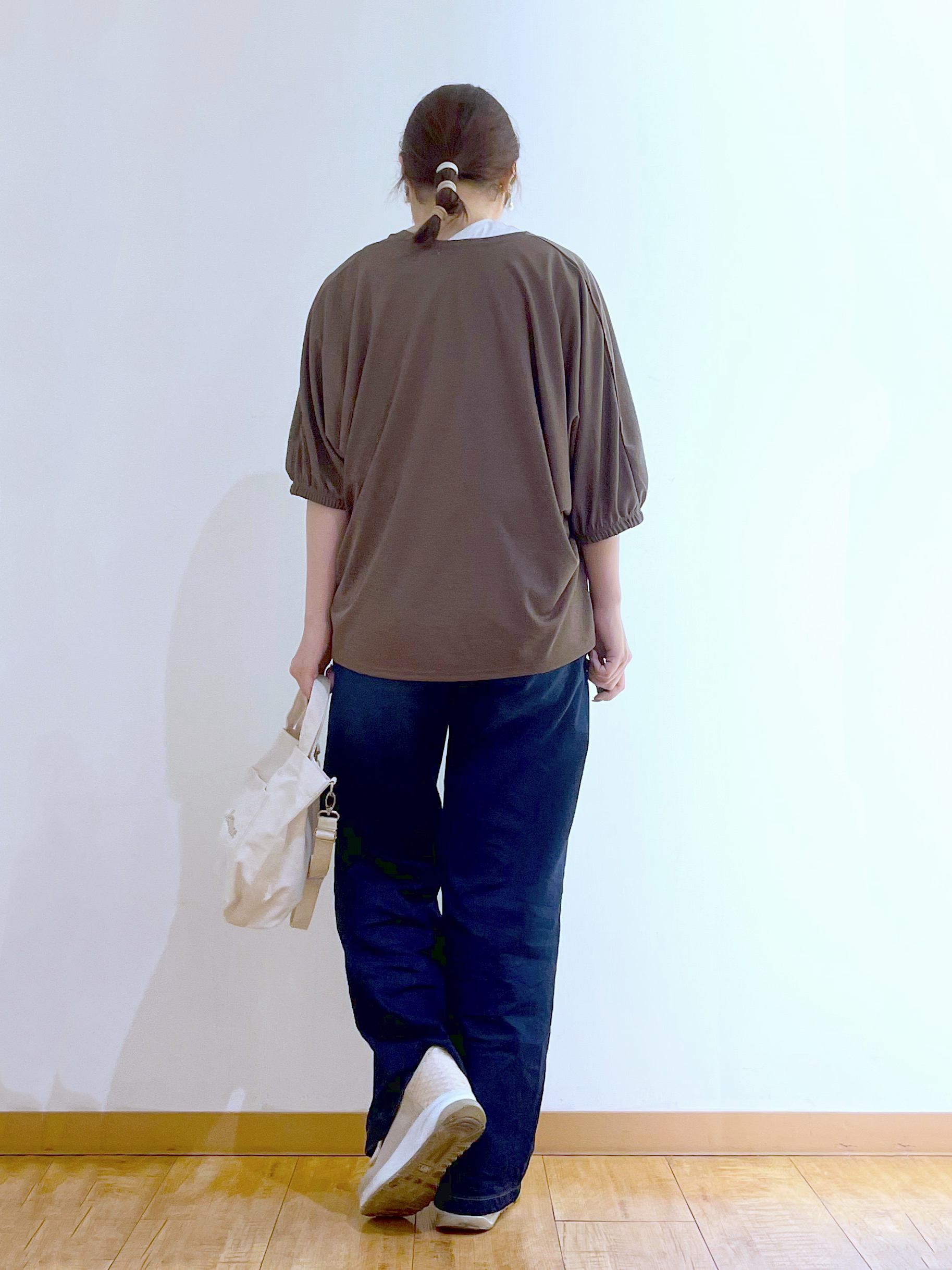 かのさんの「SHOO･LA･RUE｜【UV/体型カバー】冷房や朝晩の冷え込み対策にも さらとろ5分袖カーディガン」を使ったコーディネート
