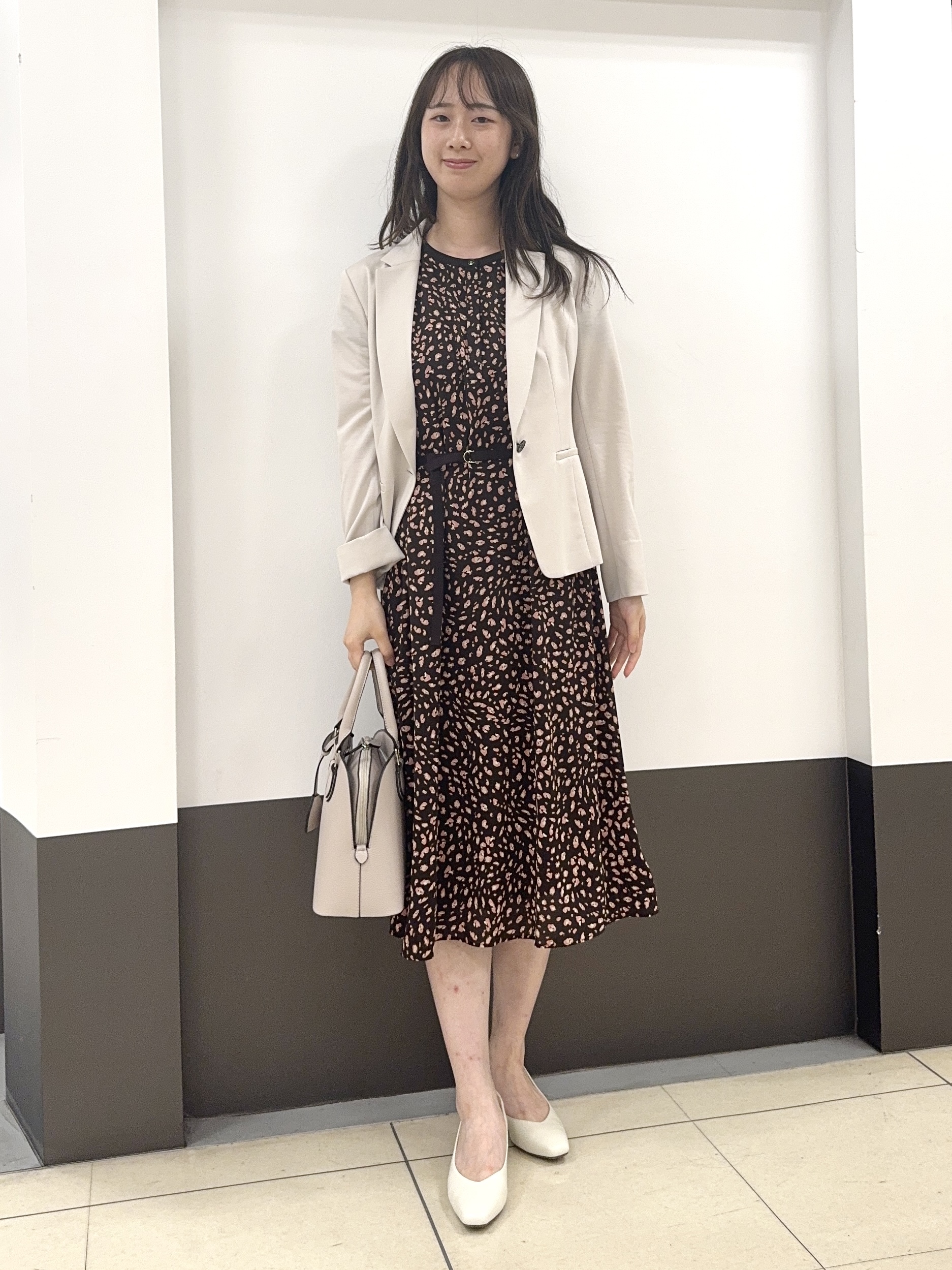 Nrinさんの「Reflect｜【手洗い可】プリント柄ワンピース」を使ったコーディネート