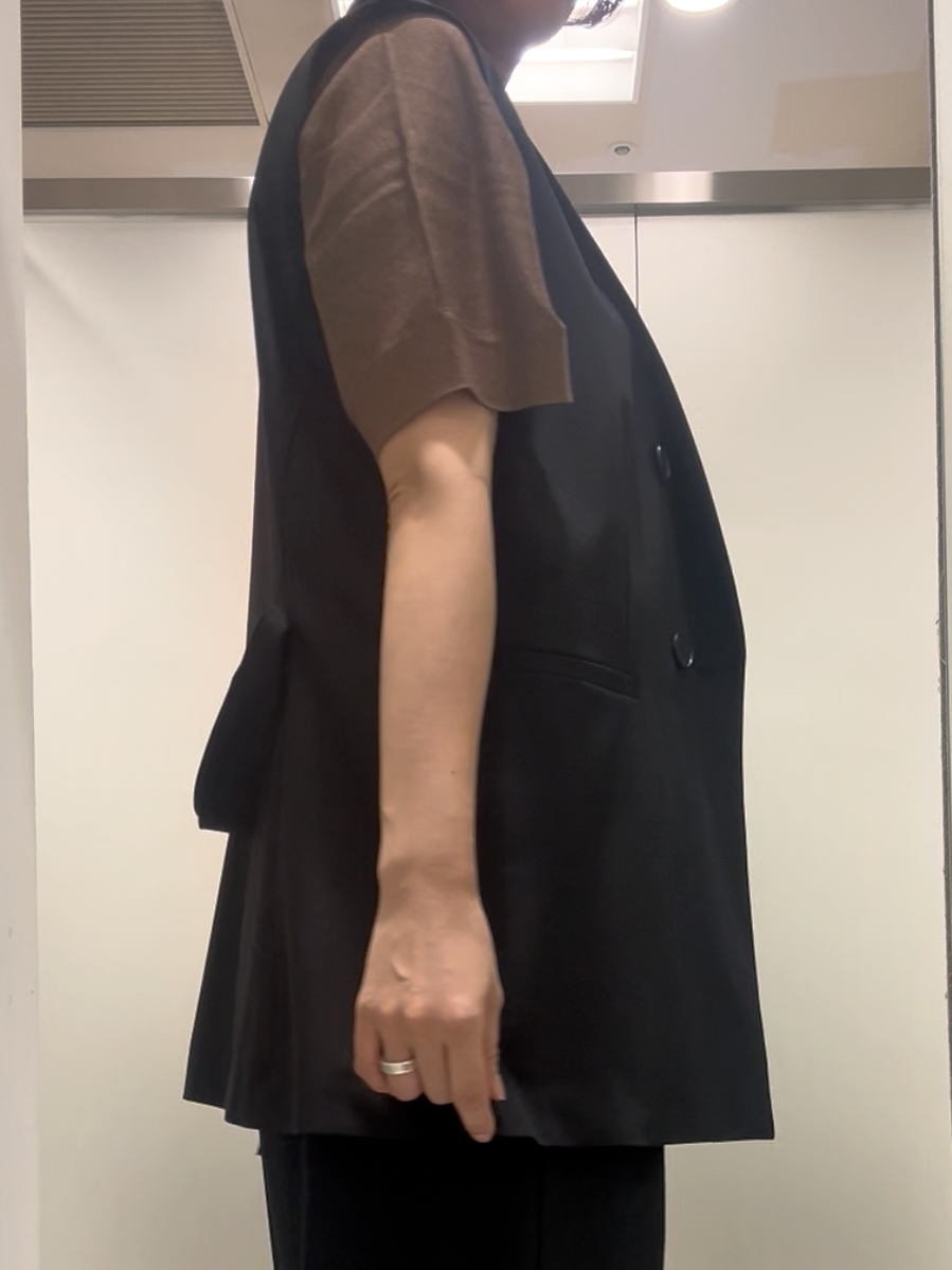 まどかさんの「UNTITLED｜【アンサンブル可/品のある透け感】Tシャツ風ニットトップス」を使ったコーディネート