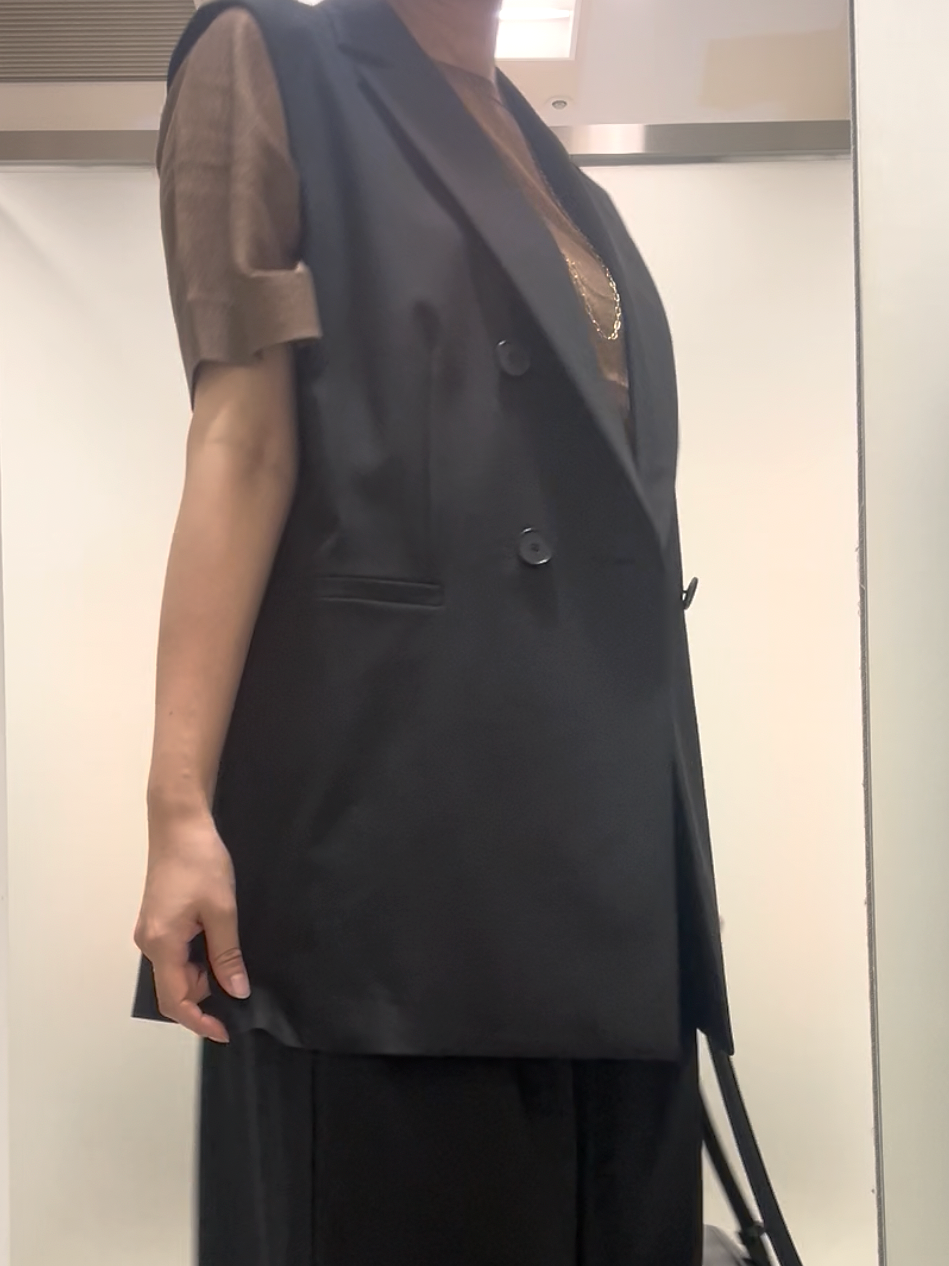 まどかさんの「UNTITLED｜【アンサンブル可/品のある透け感】Tシャツ風ニットトップス」を使ったコーディネート