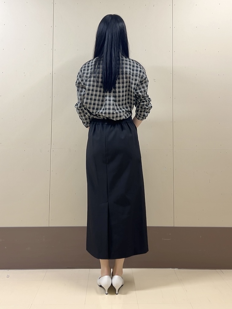 sechiさんの「UNTITLED｜シアーチェックシャツブラウス」を使ったコーディネート