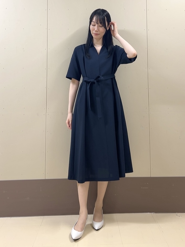 sechiさんの「UNTITLED｜【初秋も活躍/UVカット/接触冷感】エアリークールワンピース」を使ったコーディネート