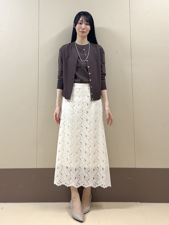 sechiさんの「UNTITLED｜【アンサンブル可能/秋羽織り】コンパクトニットカーディガン」を使ったコーディネート