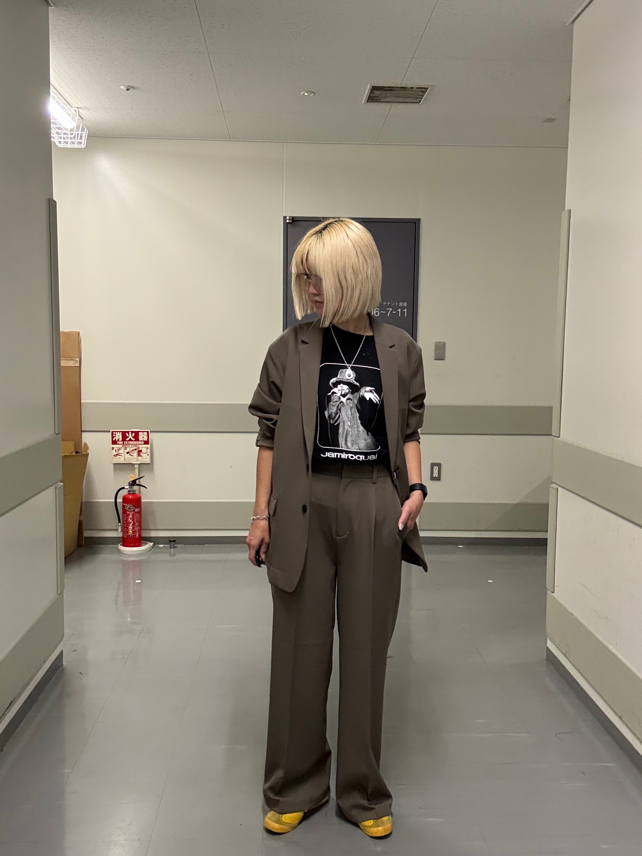 HAMAMIYUさんの「tk.TAKEO KIKUCHI｜【防シワ／ストレッチ/セット対応可】smart shift series テーラードジャケット」を使ったコーディネート