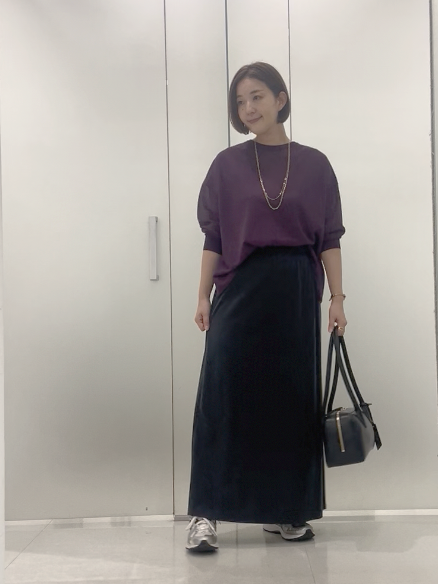 まどかさんの「UNTITLED｜【アンサンブル可/秋羽織り/シアー】前後2WAYカーディガン」を使ったコーディネート