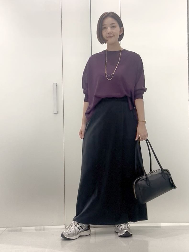 まどかさんの「UNTITLED｜【アンサンブル可/秋羽織り/シアー】前後2WAYカーディガン」を使ったコーディネート