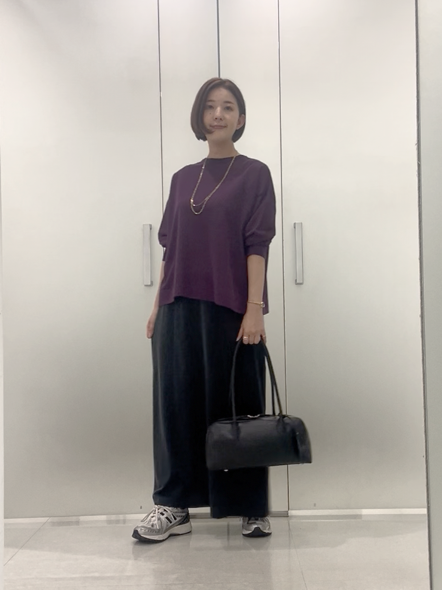 まどかさんの「UNTITLED｜【アンサンブル可/秋羽織り/シアー】前後2WAYカーディガン」を使ったコーディネート