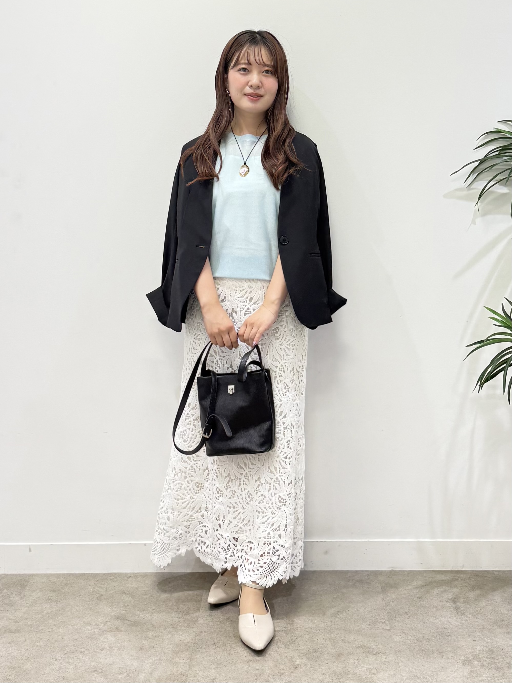 いくみさんの「INDIVI｜【接触冷感/UVケア/着る日傘】カラーレスジャケット」を使ったコーディネート
