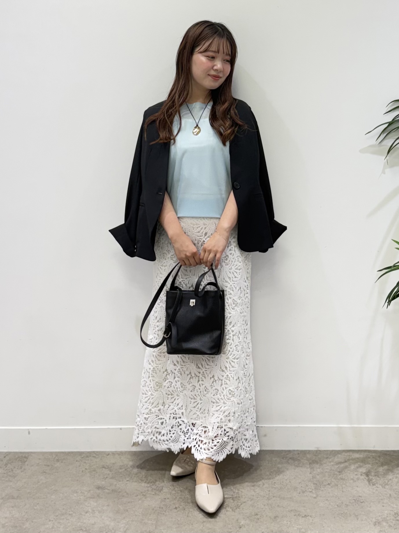 いくみさんの「INDIVI｜【接触冷感/UVケア/着る日傘】カラーレスジャケット」を使ったコーディネート