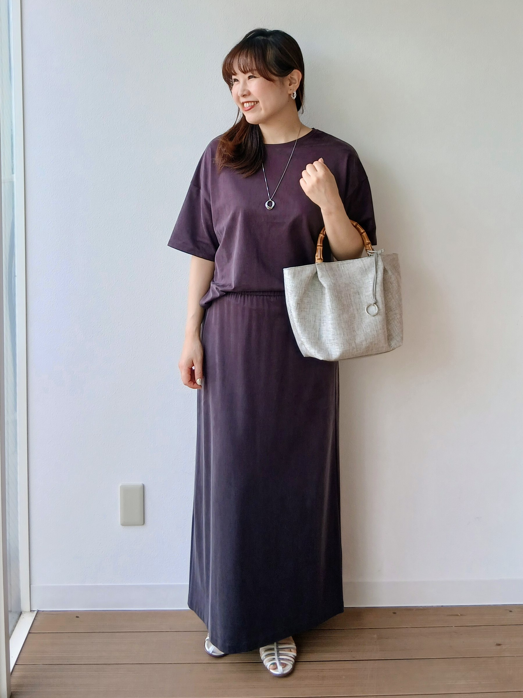 なみきさんの「UNTITLED｜【きれいめTシャツ/セットアップ可】ヴィンテージライクプルオーバー」を使ったコーディネート