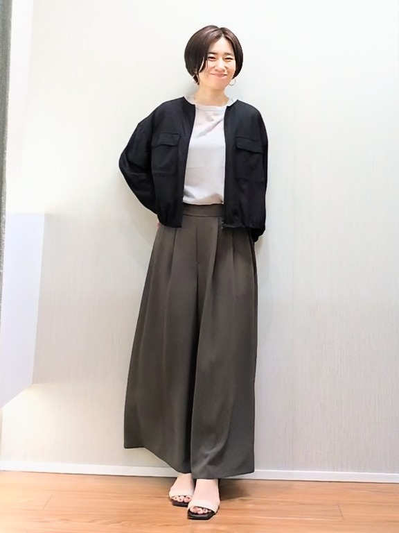 ミズタさんの「UNTITLED｜◆【洗える】シアーブルゾン」を使ったコーディネート