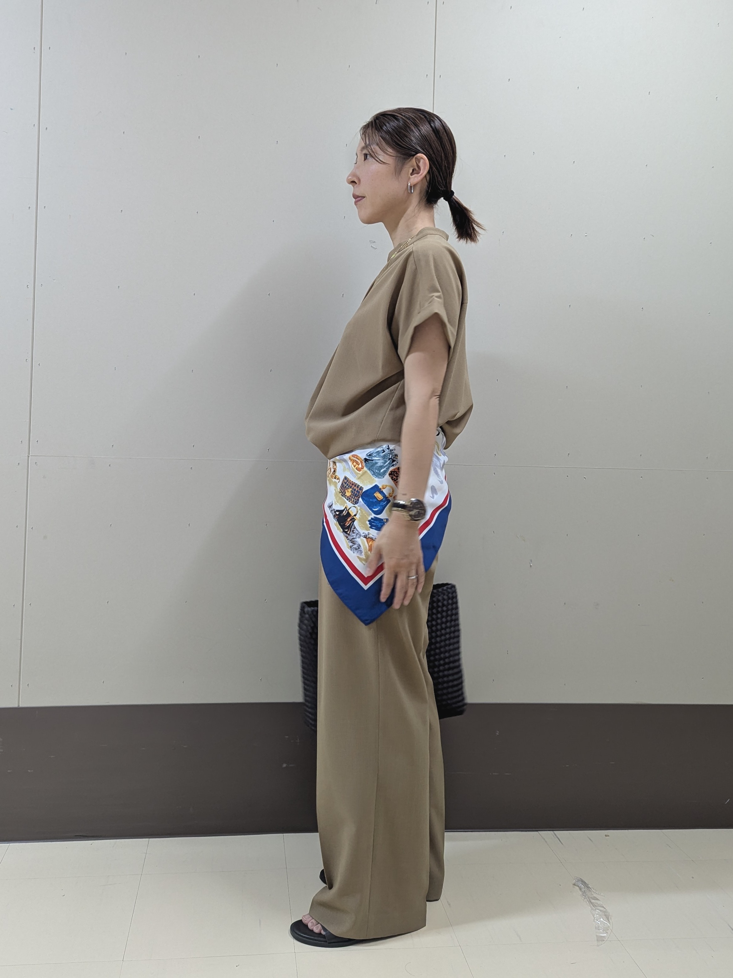 sachiさんの「UNTITLED｜【セットアップ可/UVカット】エアリークールブラウス」を使ったコーディネート