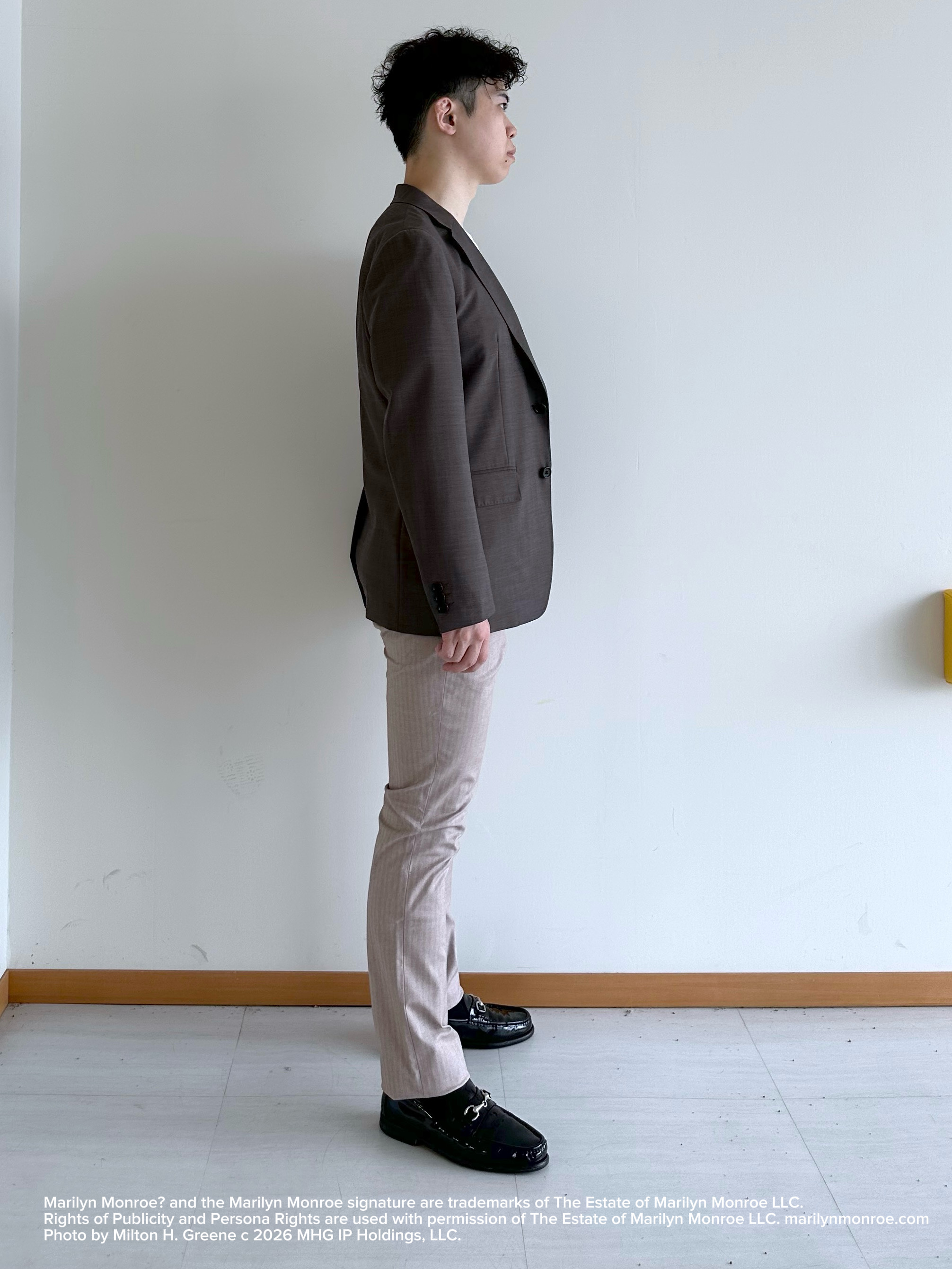 イッシーさんの「TAKEO KIKUCHI｜【BOWLER HAT LABEL】トロピカルシャンブレージャケット」を使ったコーディネート