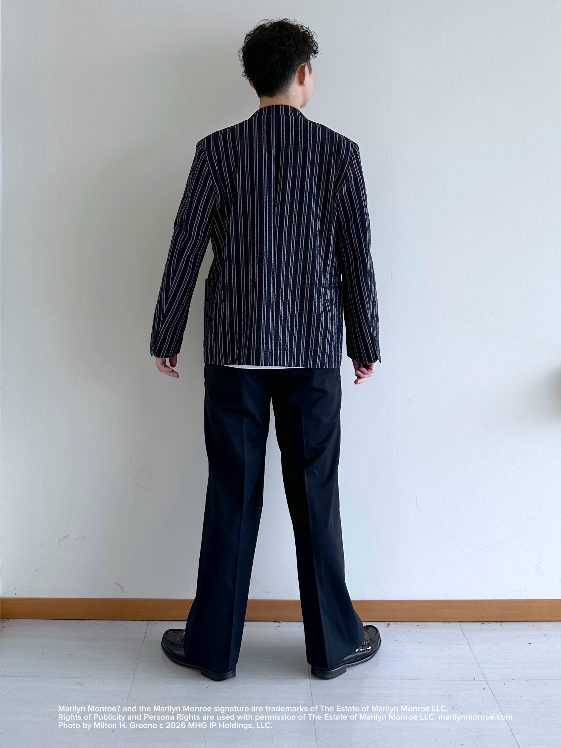 イッシーさんの「TAKEO KIKUCHI｜【BOWLER HAT LABEL】サッカーストライプ ダブルジャケット」を使ったコーディネート