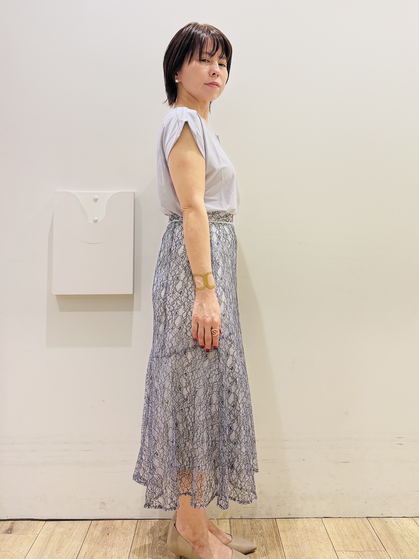 YUKOさんの「index｜キルティングミニショルダーバッグ」を使ったコーディネート