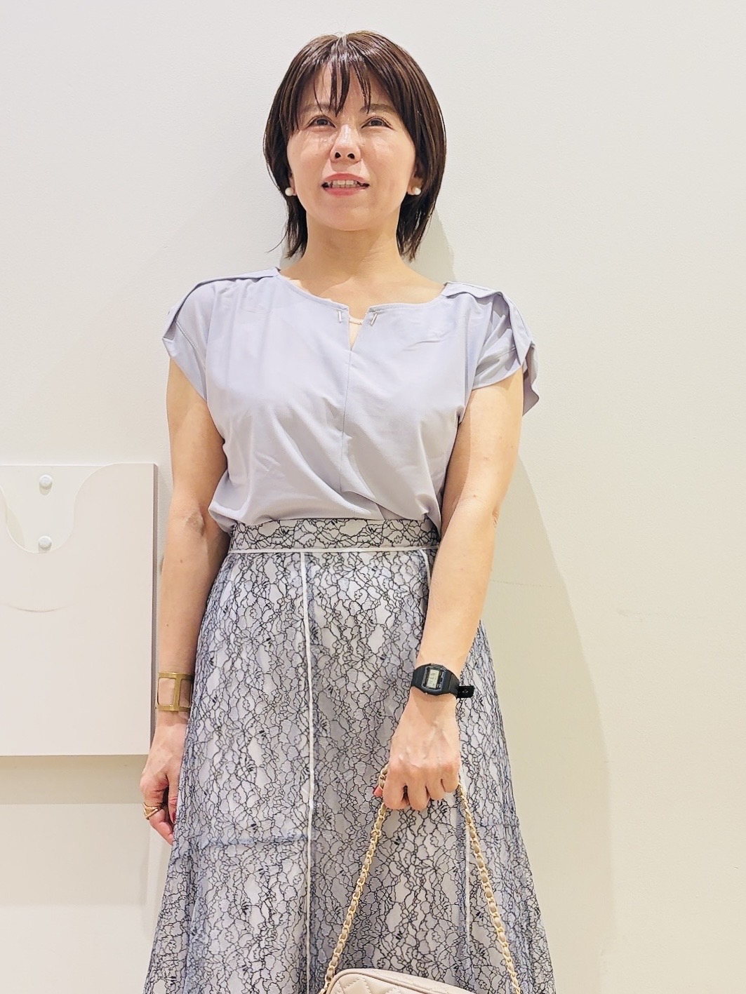 YUKOさんの「index｜キルティングミニショルダーバッグ」を使ったコーディネート