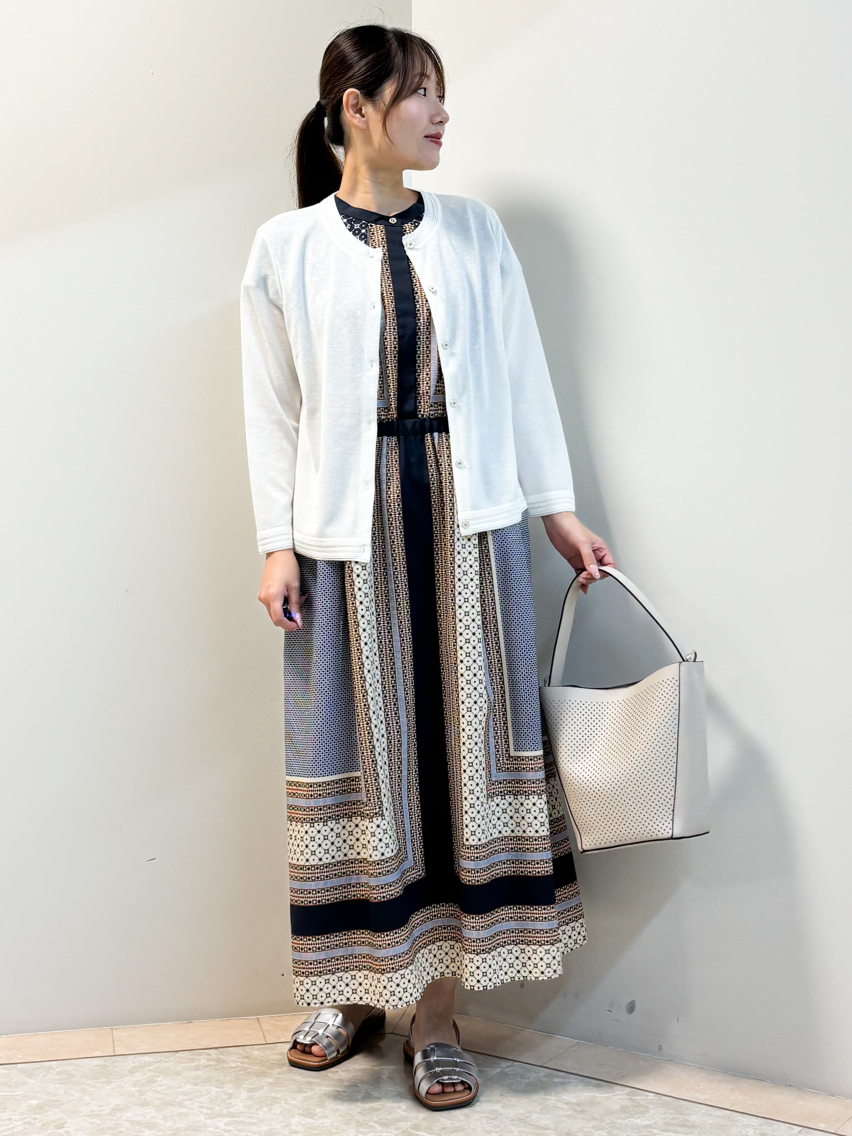 Sawaさんの「Reflect｜【SS-4Lサイズ／UVカット／接触冷感】匠ジャケット／ノーカラー」を使ったコーディネート