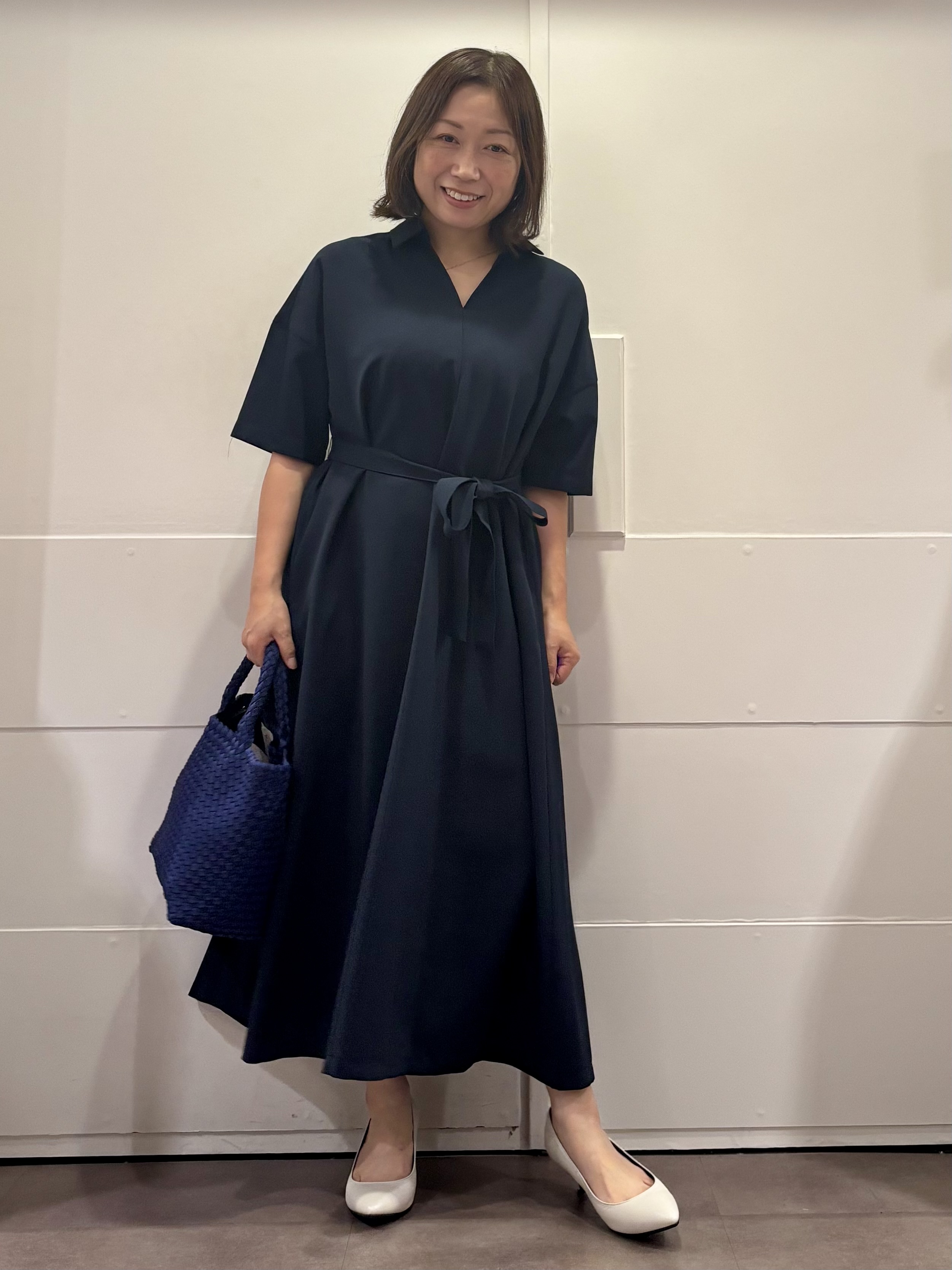 TOKOさんの「UNTITLED｜【初秋も活躍/UVカット/接触冷感】エアリークールワンピース」を使ったコーディネート