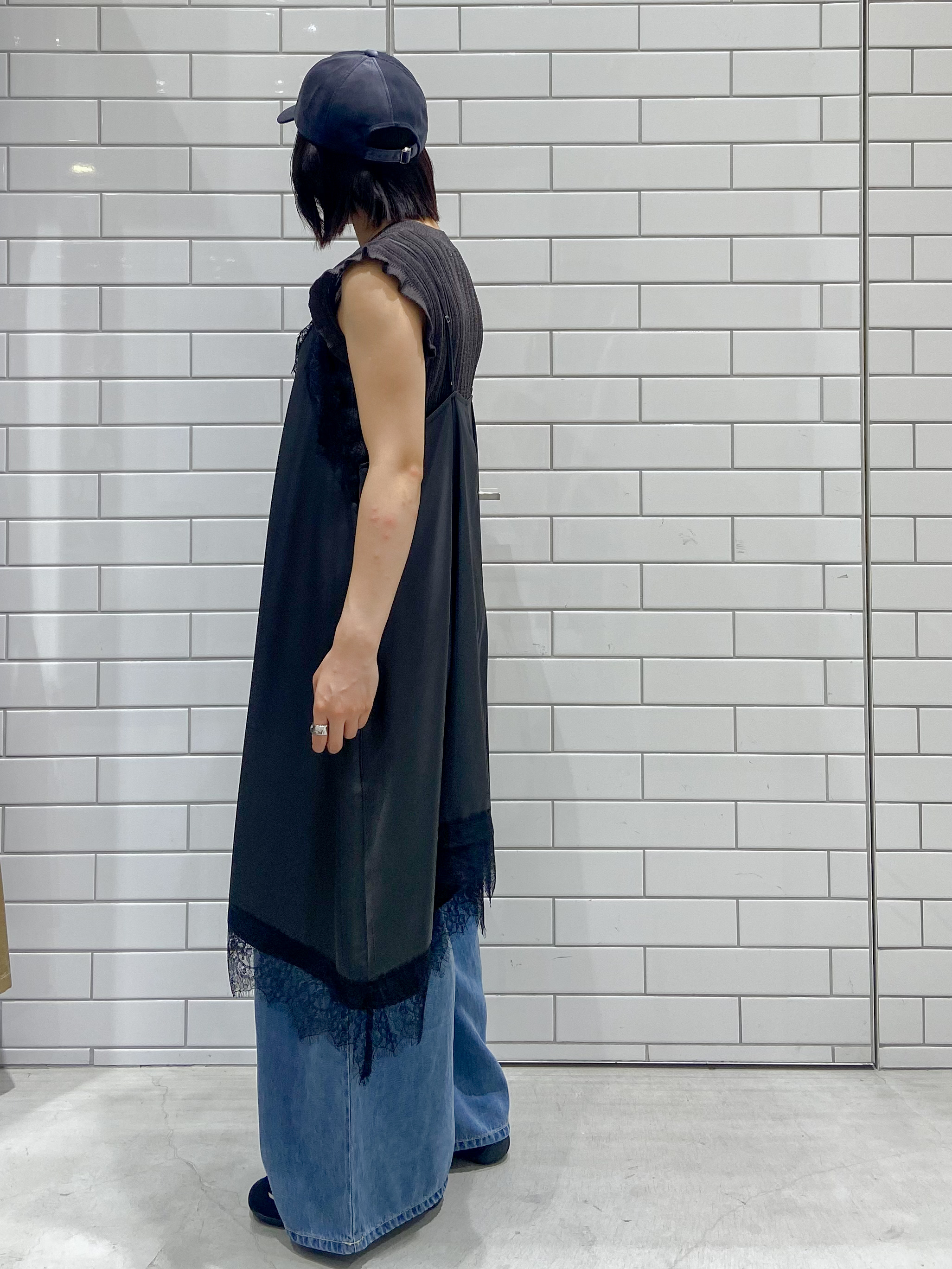 kimiさんの「OPAQUE.CLIP｜袖フリルリブニット【洗濯機OK／抗ピル】」を使ったコーディネート