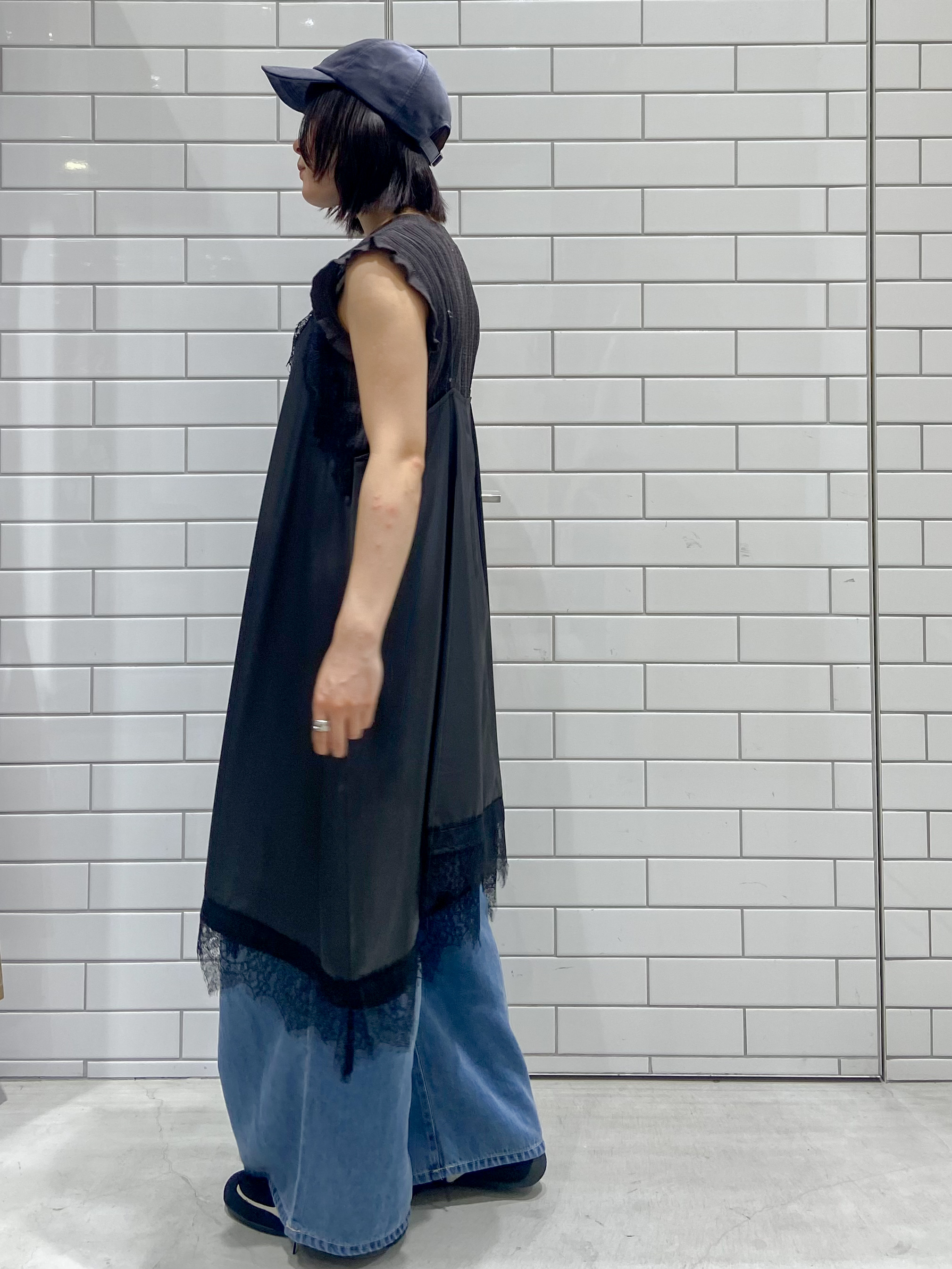 kimiさんの「OPAQUE.CLIP｜袖フリルリブニット【洗濯機OK／抗ピル】」を使ったコーディネート