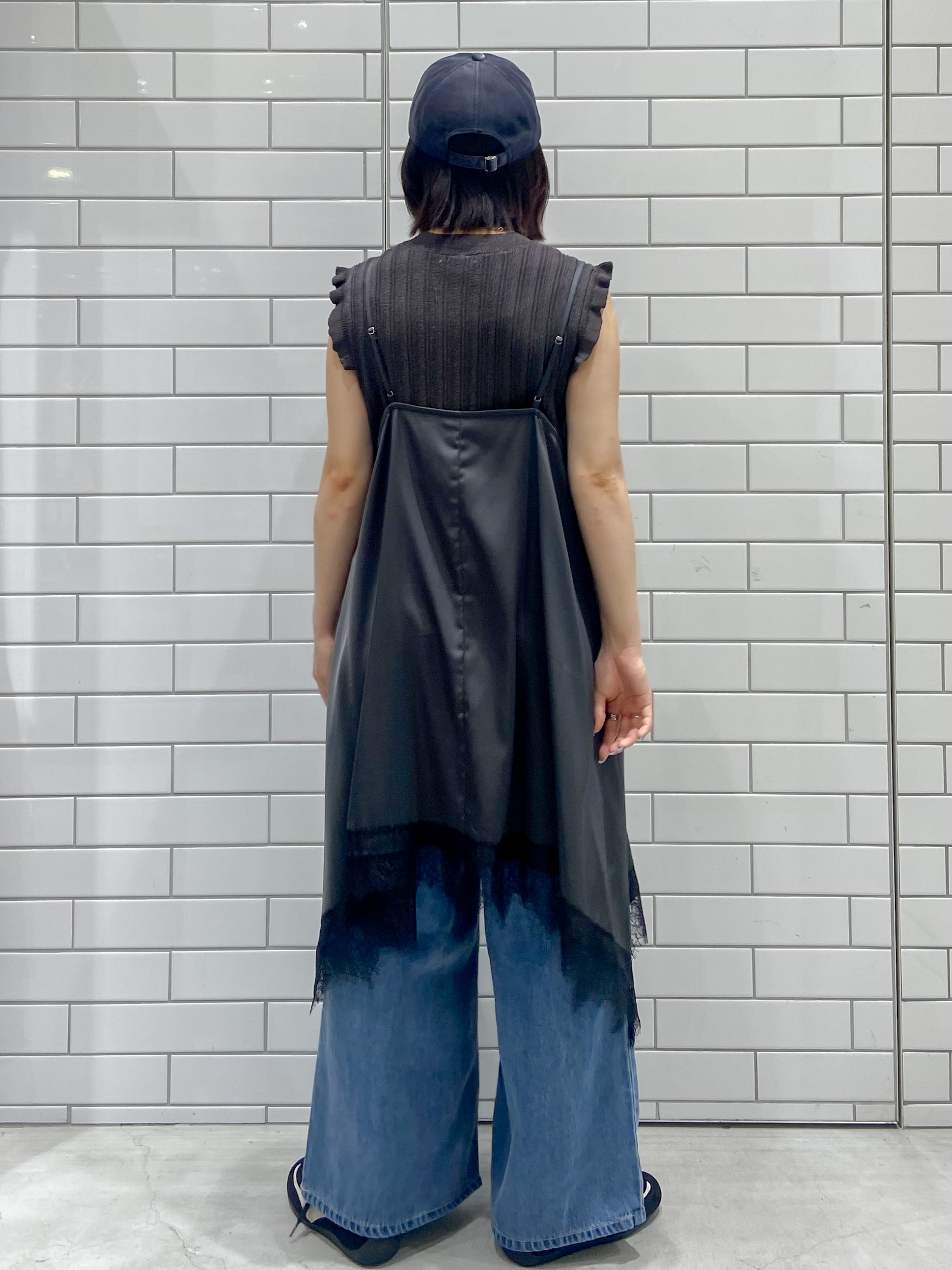 kimiさんの「OPAQUE.CLIP｜袖フリルリブニット【洗濯機OK／抗ピル】」を使ったコーディネート