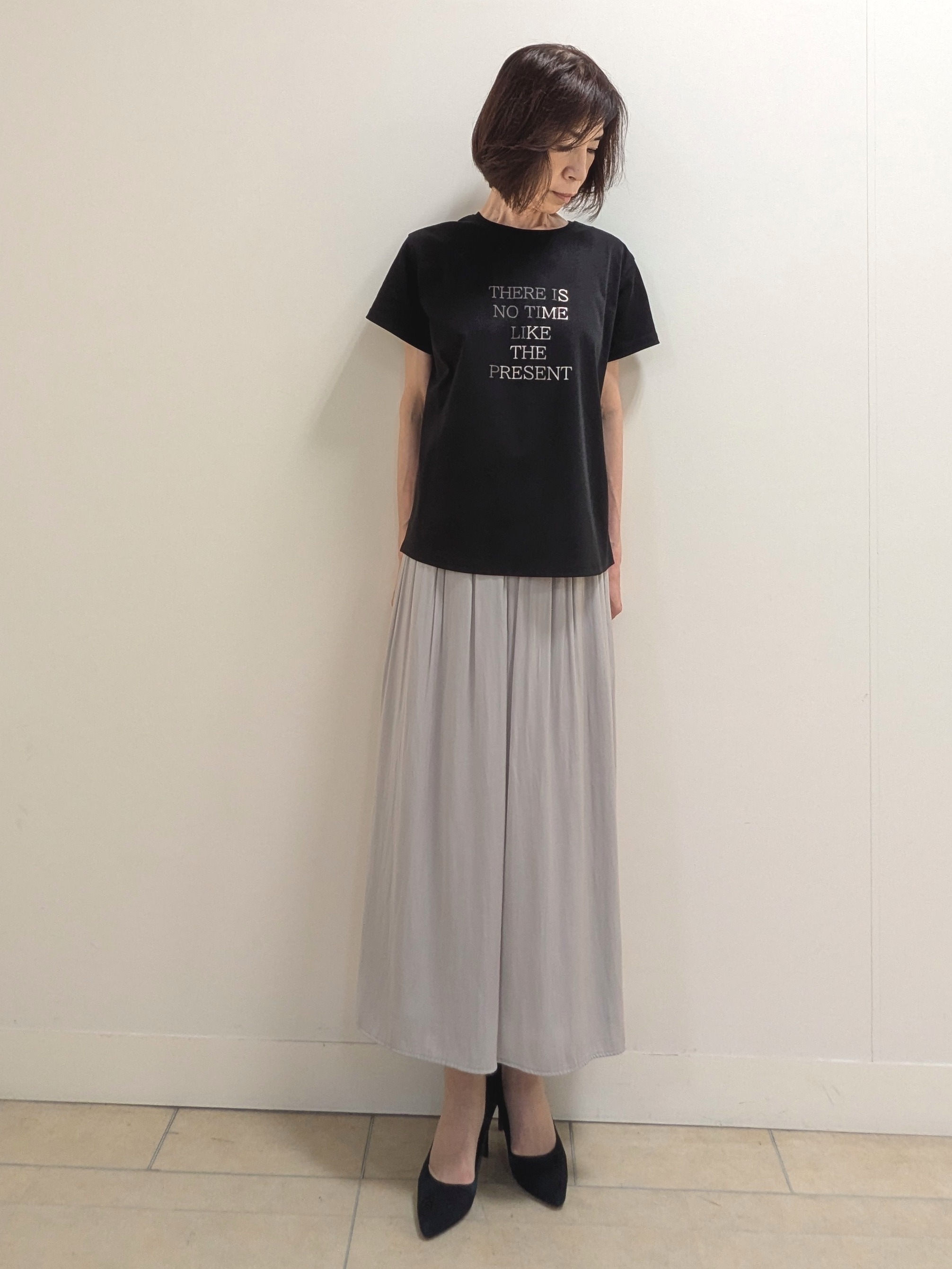 tocoさんの「COUP DE CHANCE｜【手洗い可】シアーローンシャツ」を使ったコーディネート