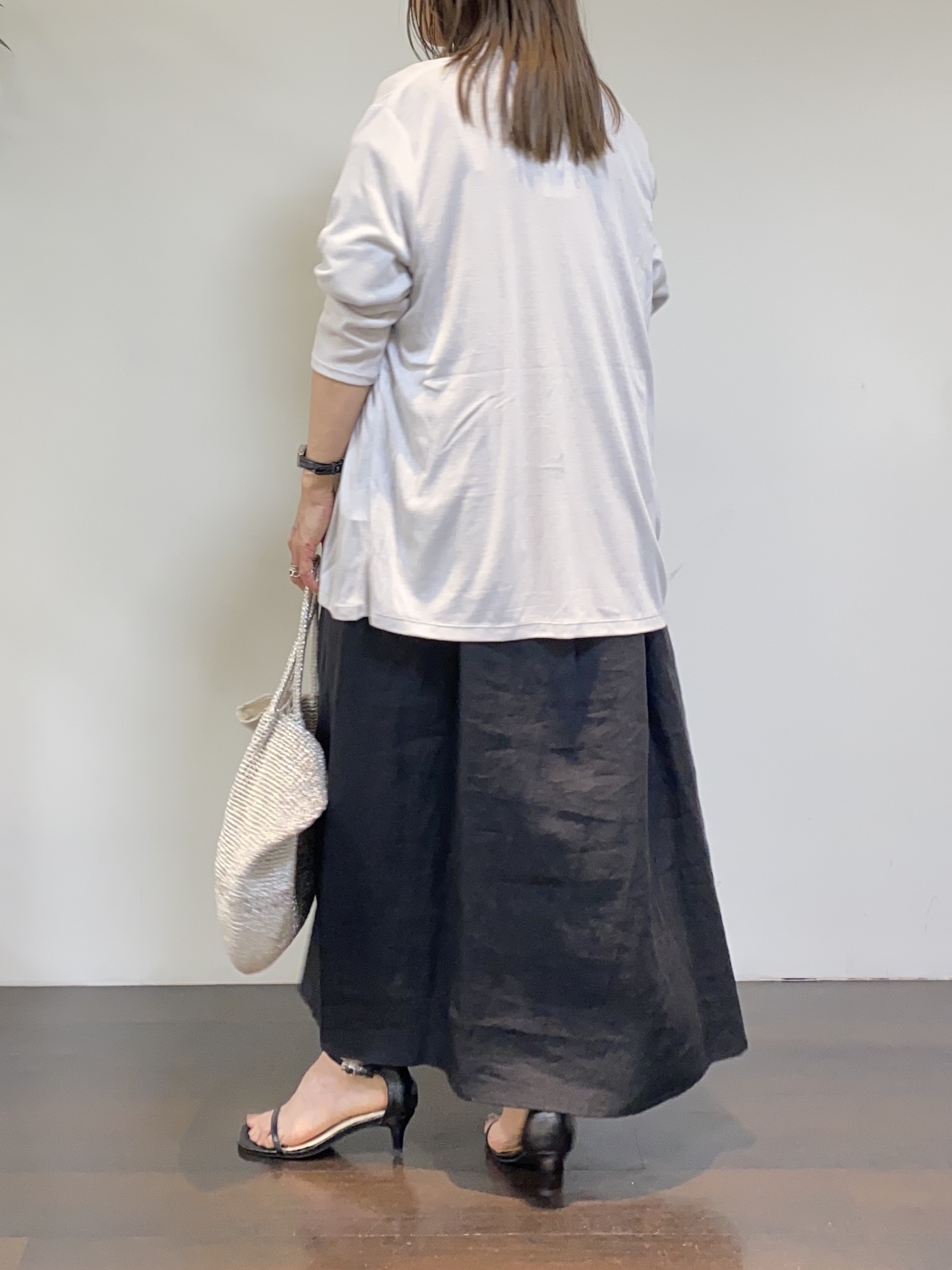 tomoさんの「UNTITLED｜【接触冷感/UVカット/遮熱機能】フライスジャージカーディガン」を使ったコーディネート