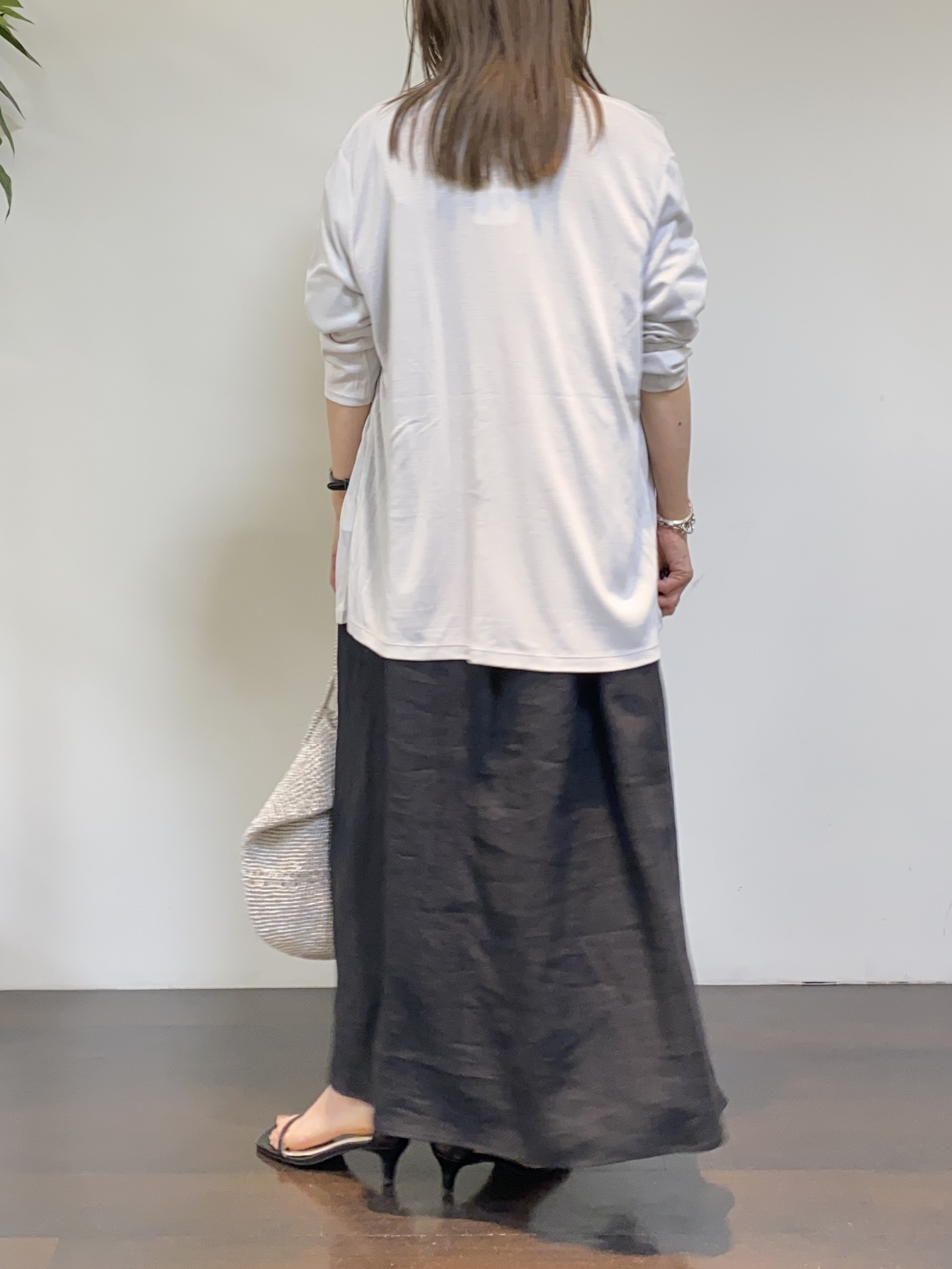 tomoさんの「UNTITLED｜【接触冷感/UVカット/遮熱機能】フライスジャージカーディガン」を使ったコーディネート