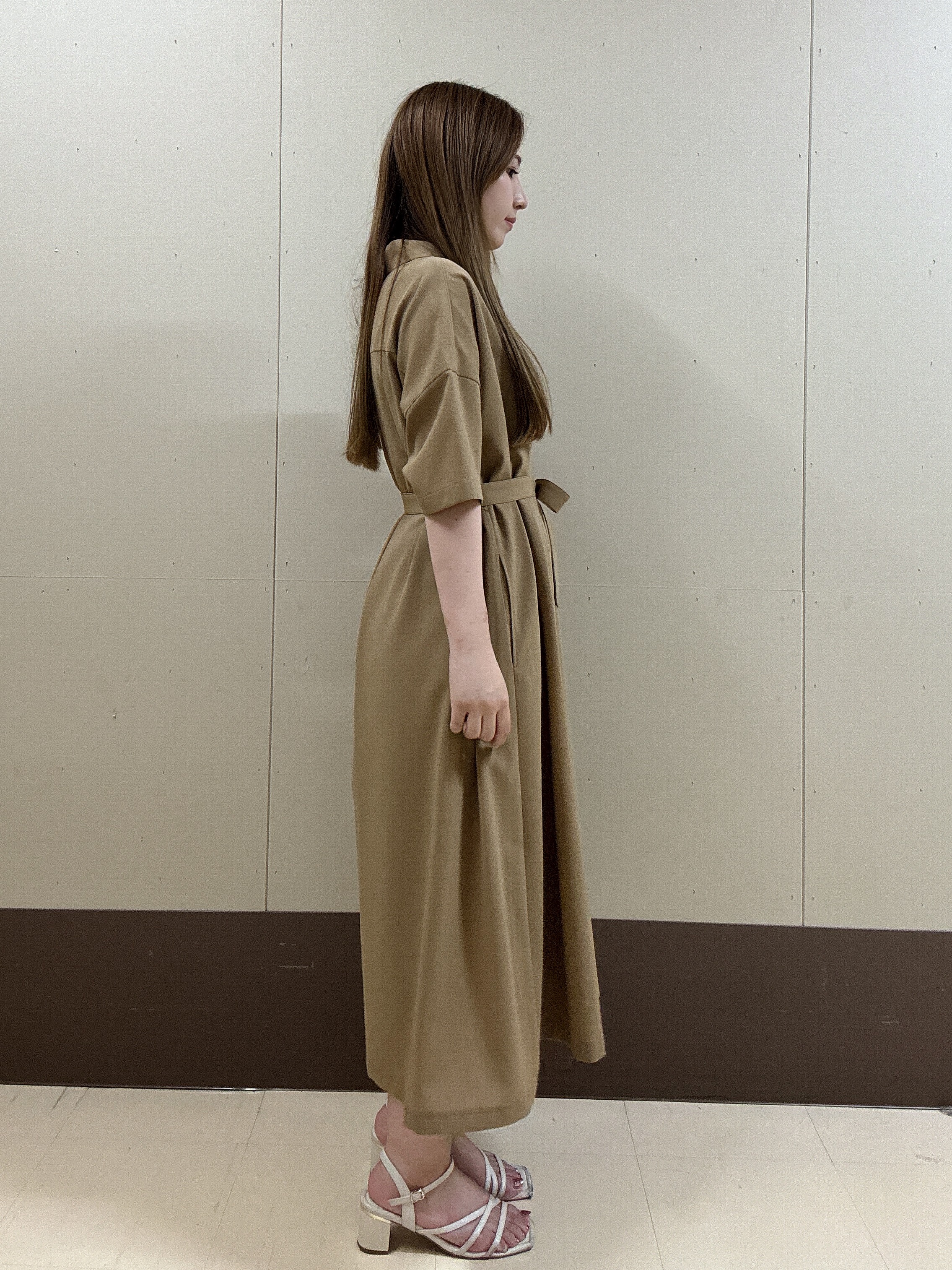rimaさんの「UNTITLED｜【初秋も活躍/UVカット/接触冷感】エアリークールワンピース」を使ったコーディネート