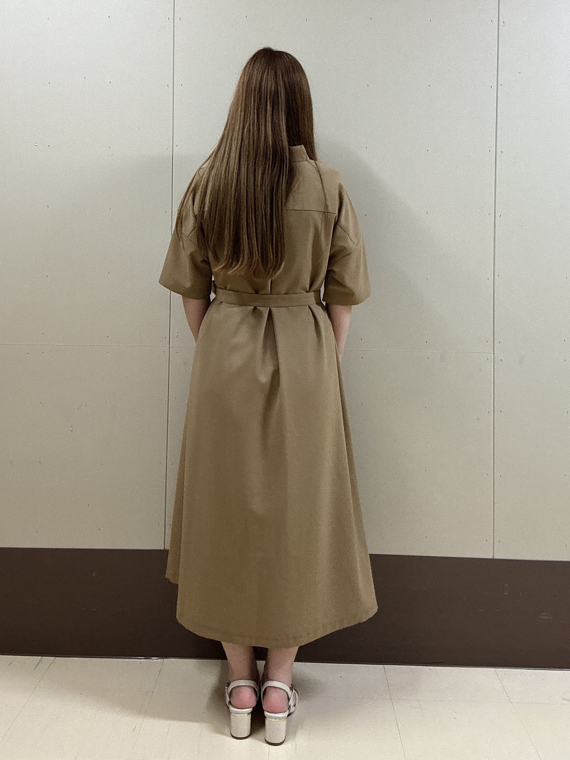 rimaさんの「UNTITLED｜【初秋も活躍/UVカット/接触冷感】エアリークールワンピース」を使ったコーディネート