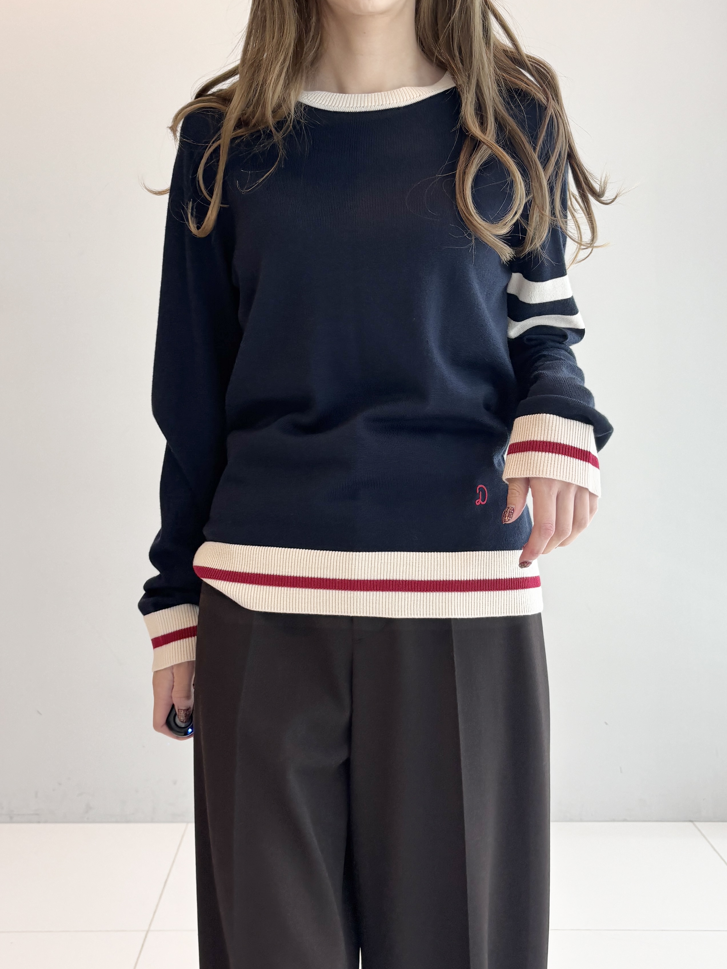 清水夏姫さんの「DRESSTERIOR｜【セットアップ可/温度調節】コンフォータブルワイドパンツ」を使ったコーディネート