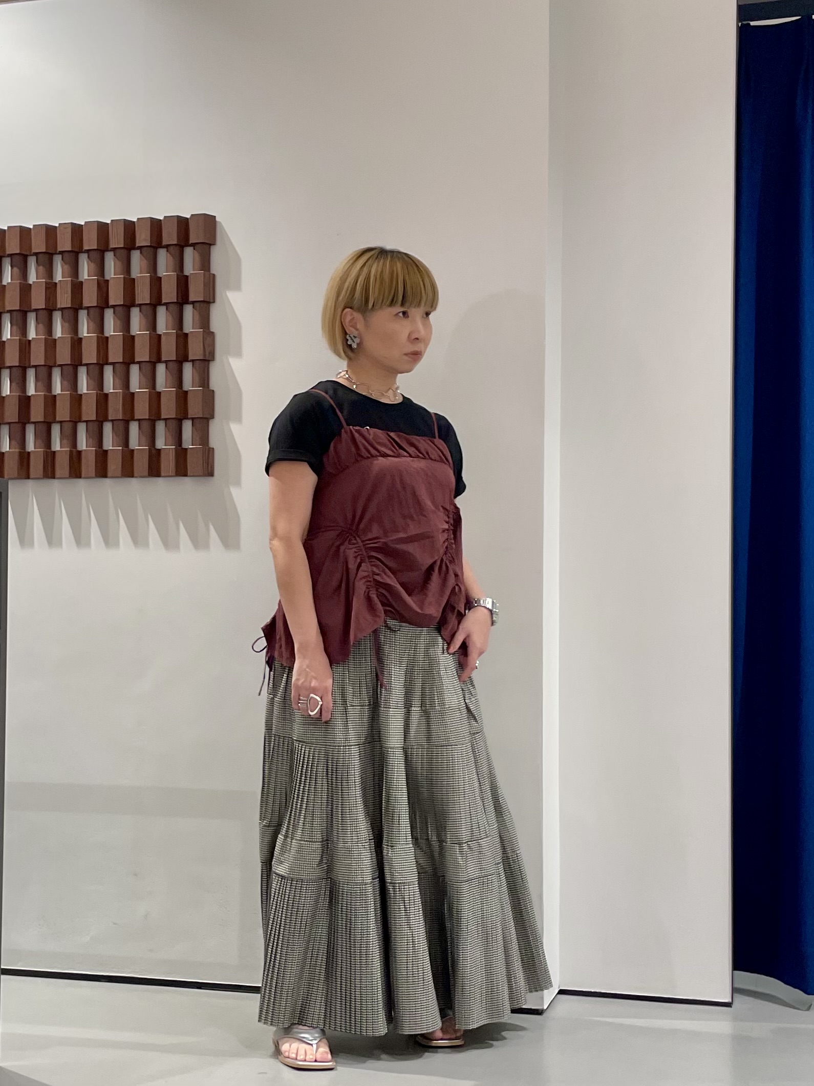 KOUさんの「INDIVI｜3DプリントロゴTシャツ【再入荷】」を使ったコーディネート