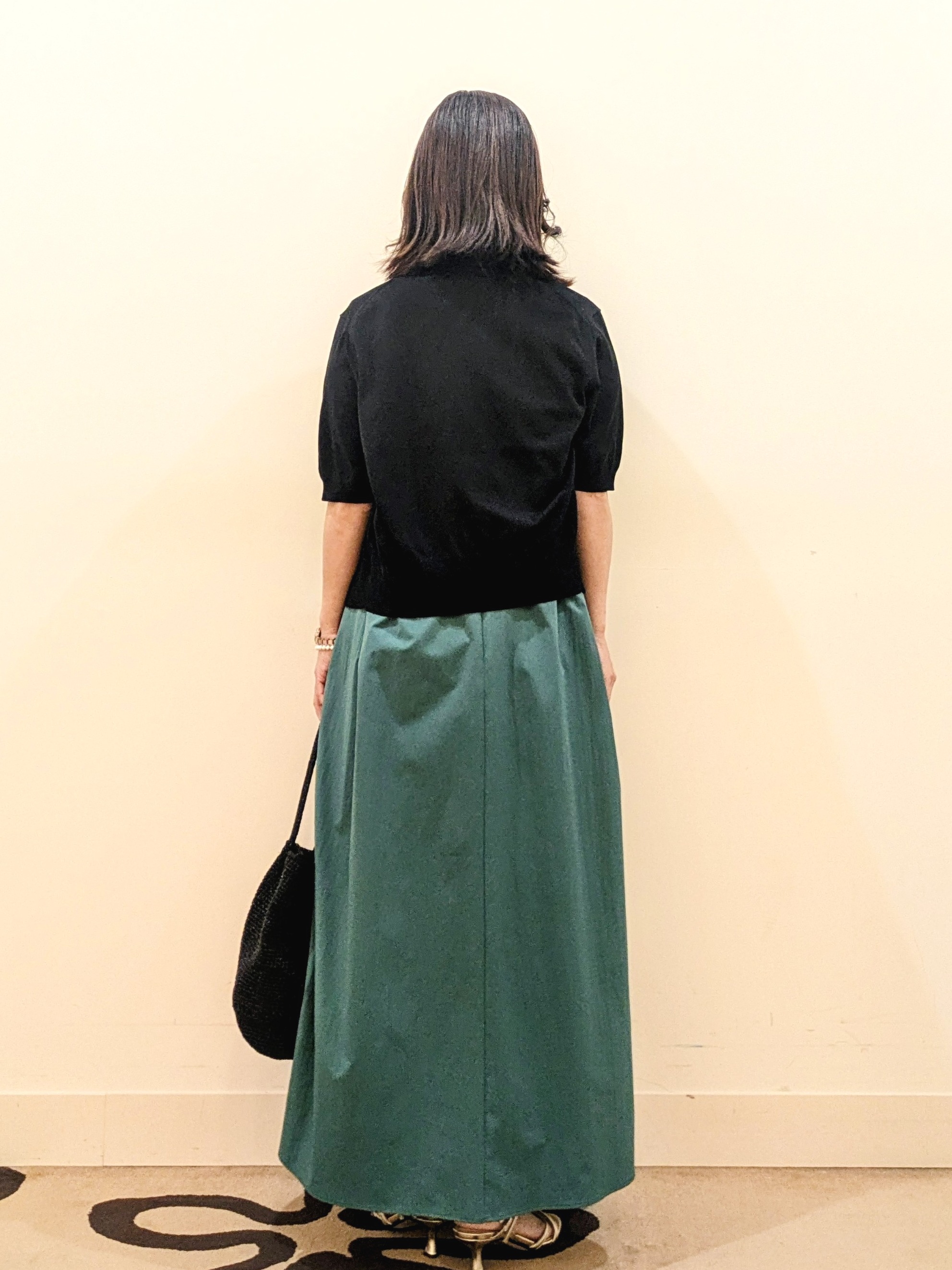 laverさんの「UNTITLED｜【残暑も快適/接触冷感/UVカット/吸水速乾】Aラインロングワンピース」を使ったコーディネート
