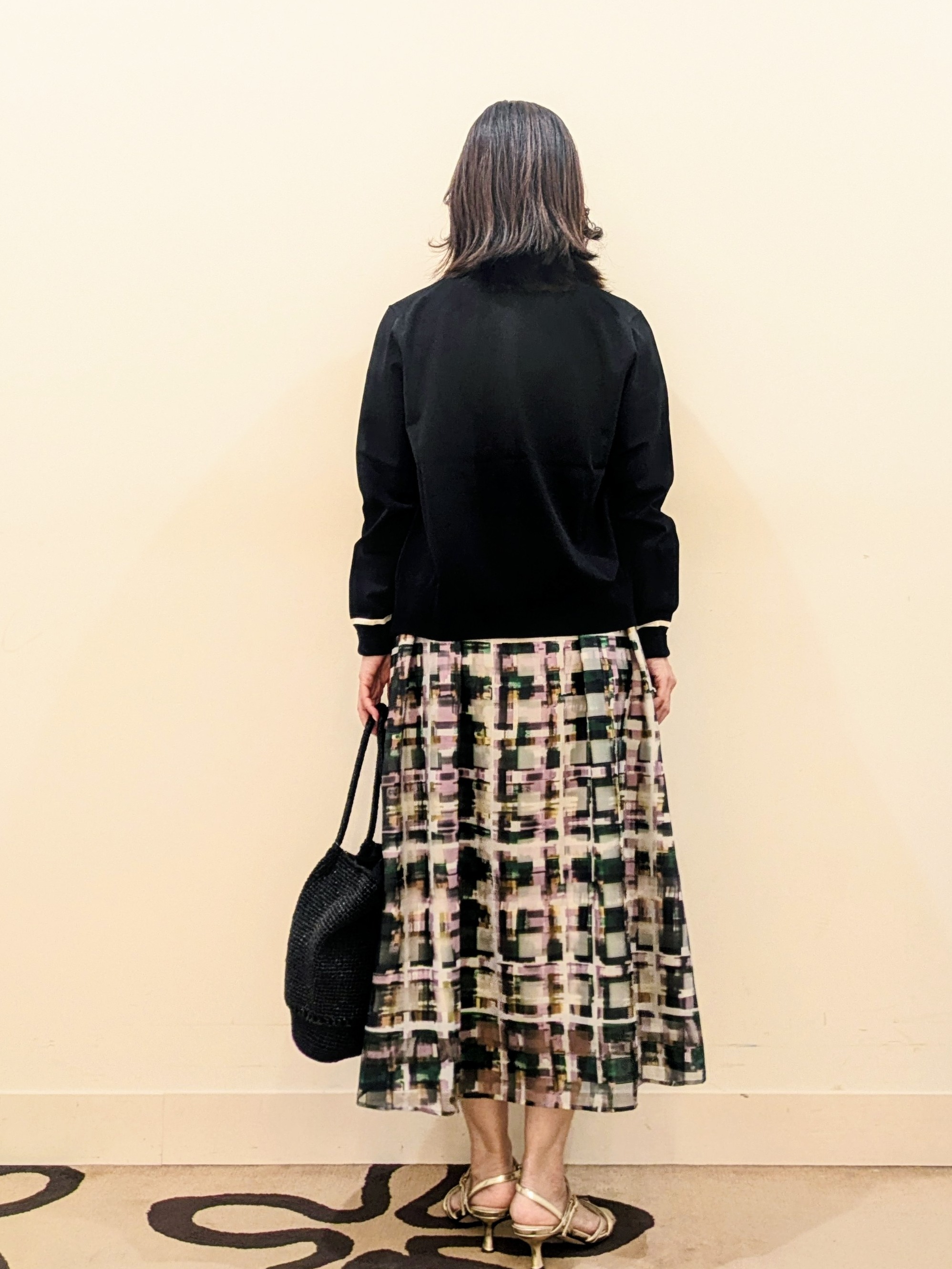 laverさんの「UNTITLED｜【アンサンブル可能/秋羽織り】コンパクトニットカーディガン」を使ったコーディネート