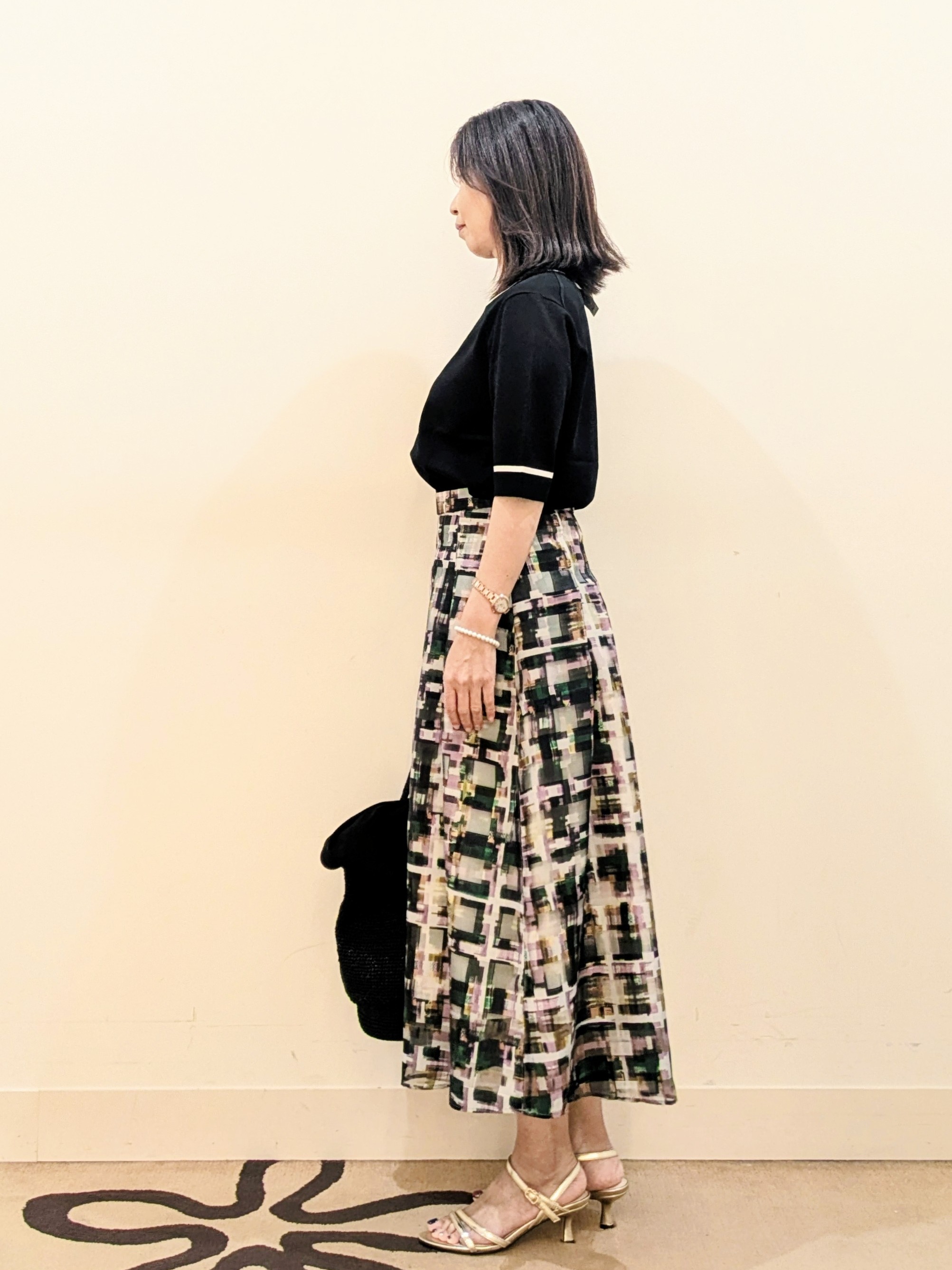 laverさんの「UNTITLED｜【アンサンブル可能/秋羽織り】コンパクトニットカーディガン」を使ったコーディネート