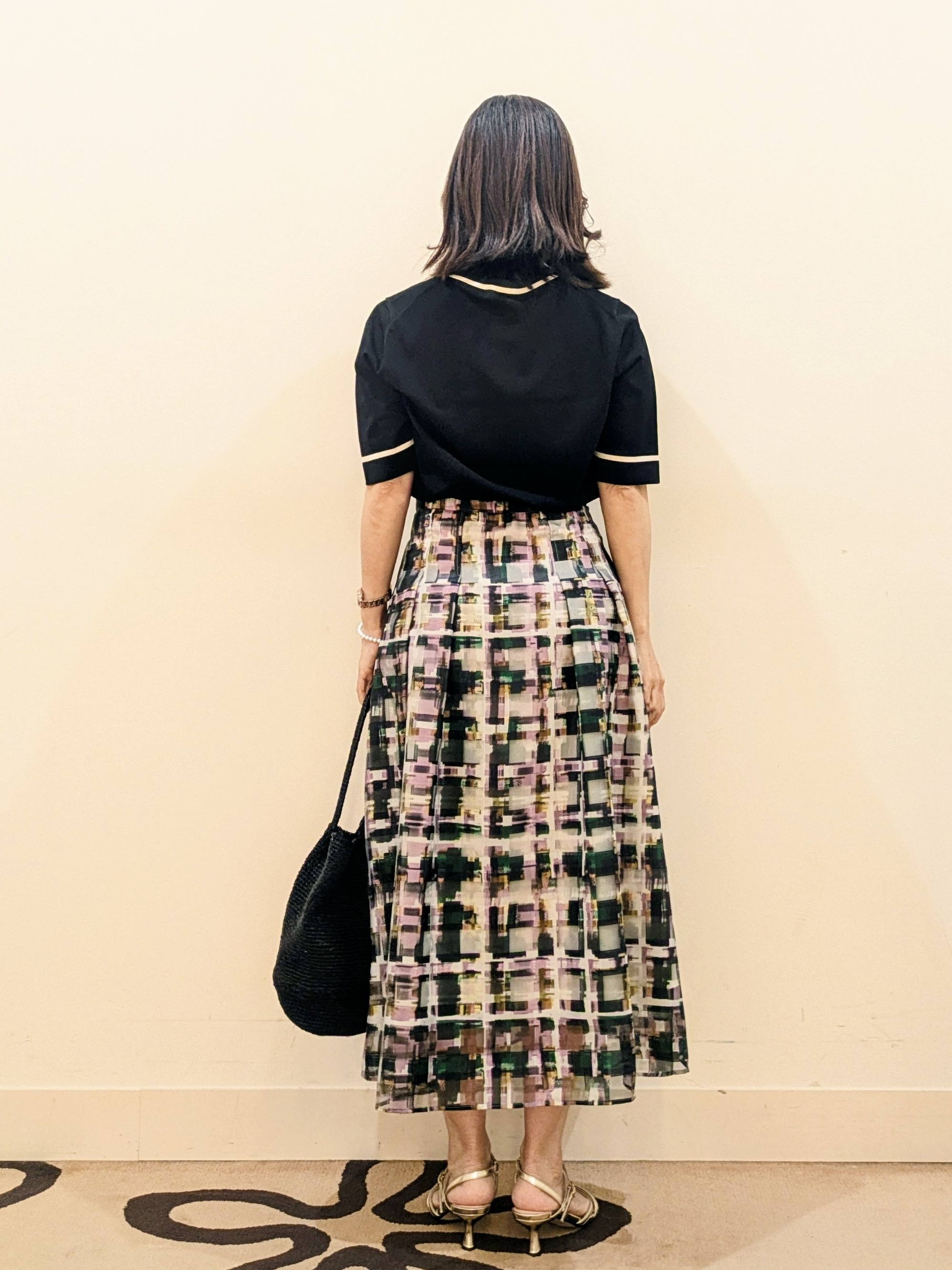 laverさんの「UNTITLED｜【アンサンブル可能/秋羽織り】コンパクトニットカーディガン」を使ったコーディネート