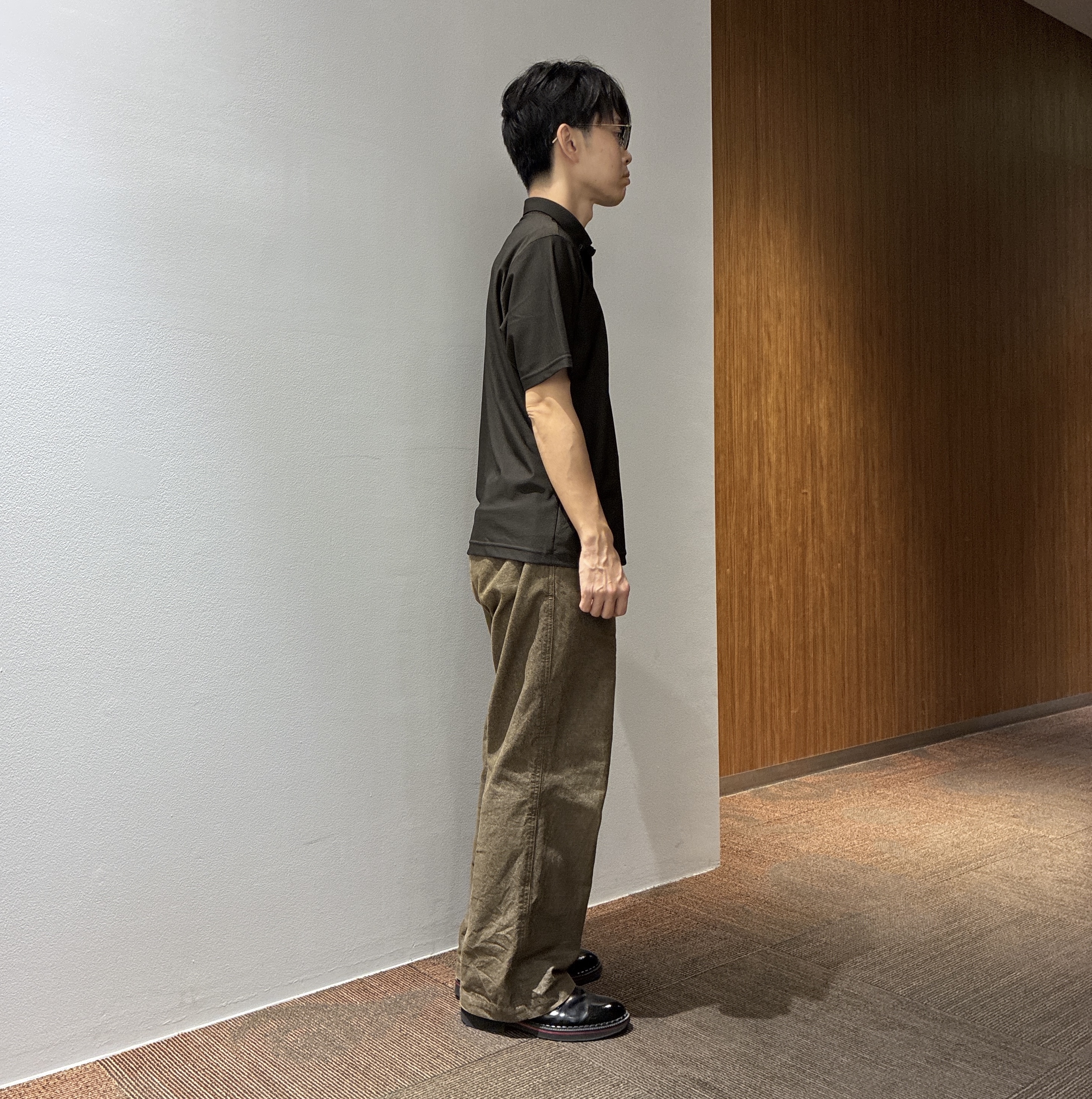 わいずみさんの「TAKEO KIKUCHI｜【通気性】AIR TOOL ポロシャツ」を使ったコーディネート