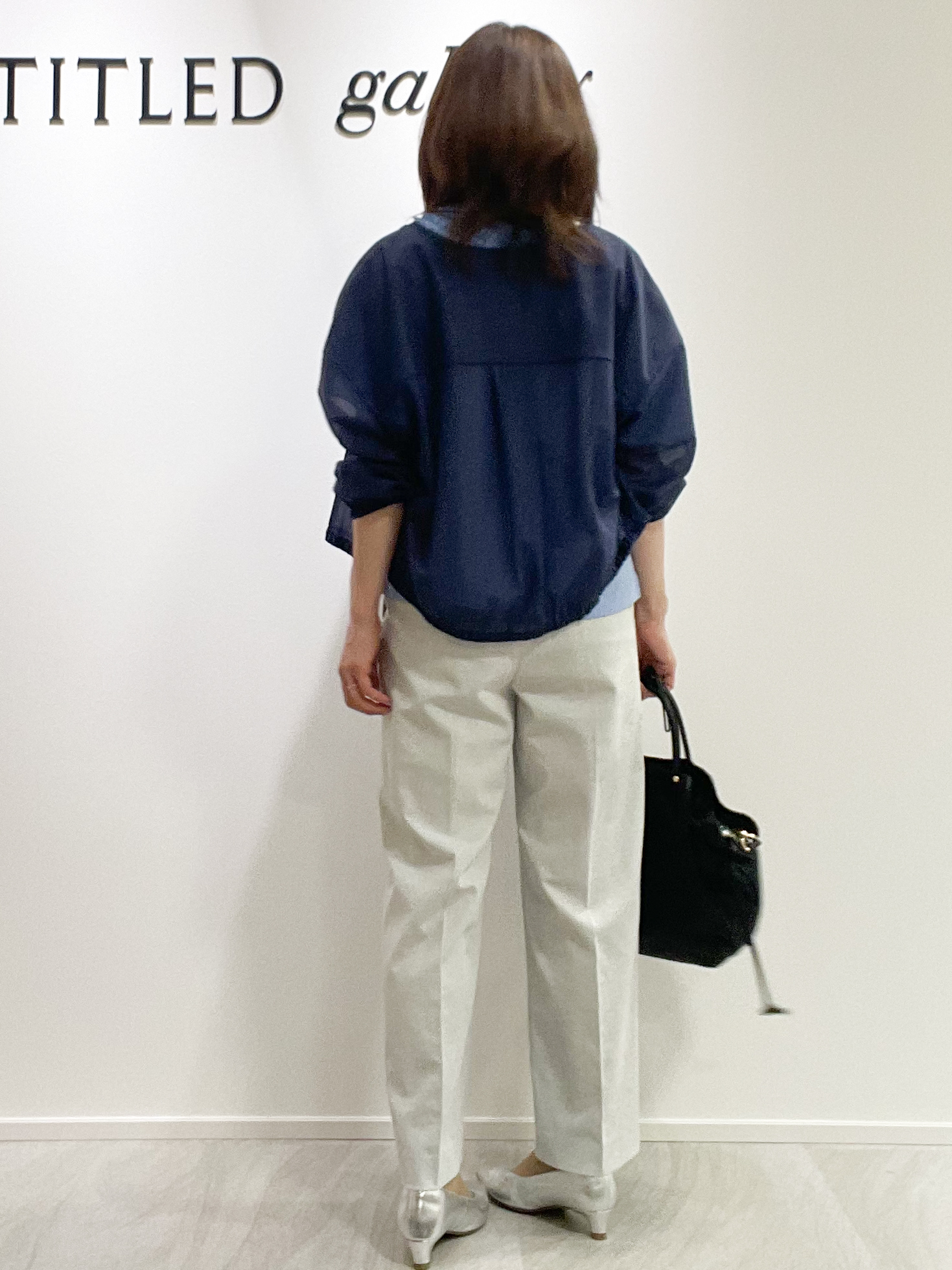 めいさんの「UNTITLED｜【秋羽織り/ジップ】トリコットシアーブラウス」を使ったコーディネート