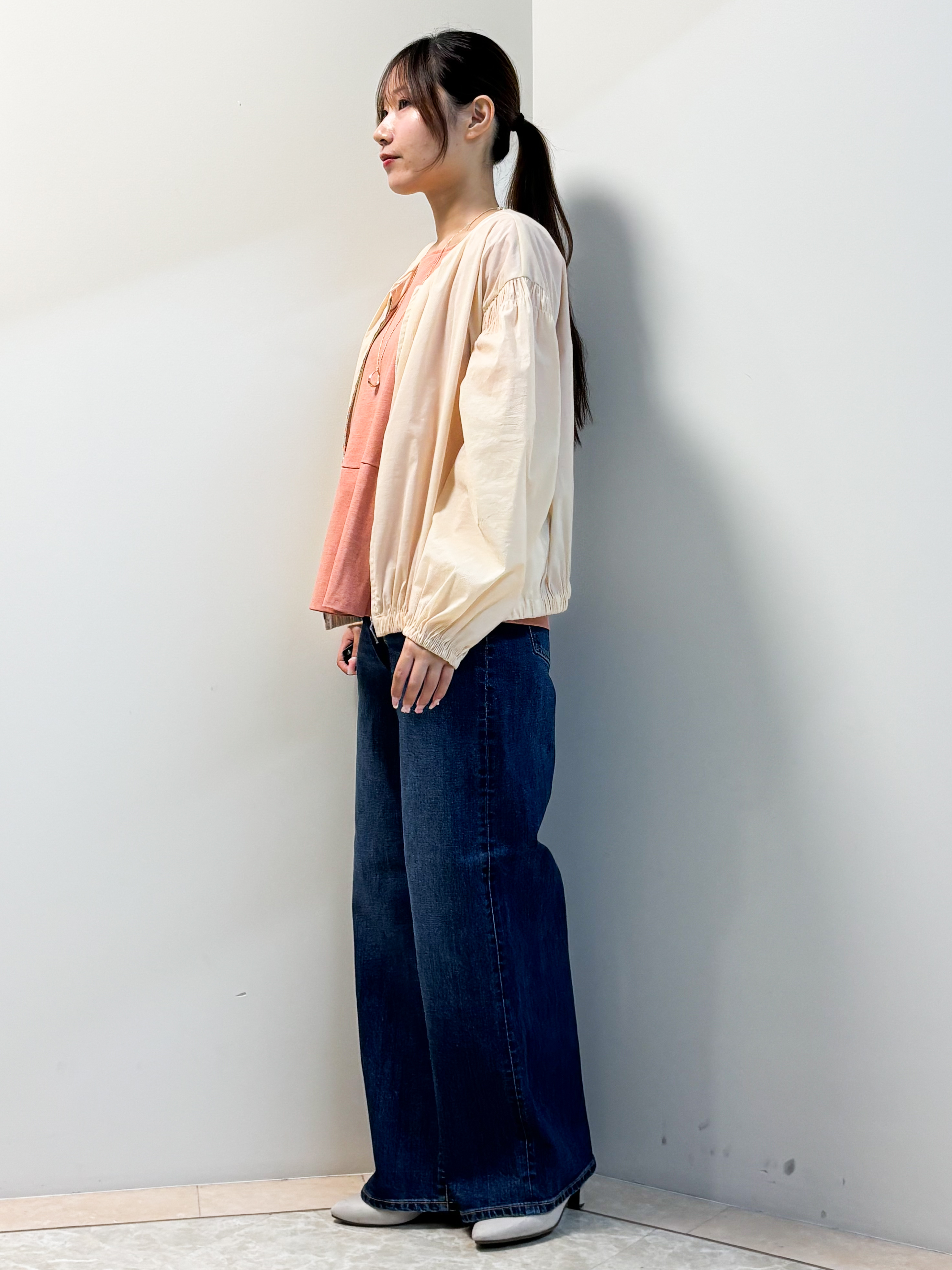 Sawaさんの「Reflect｜フロントファスナーシアーブルゾン」を使ったコーディネート