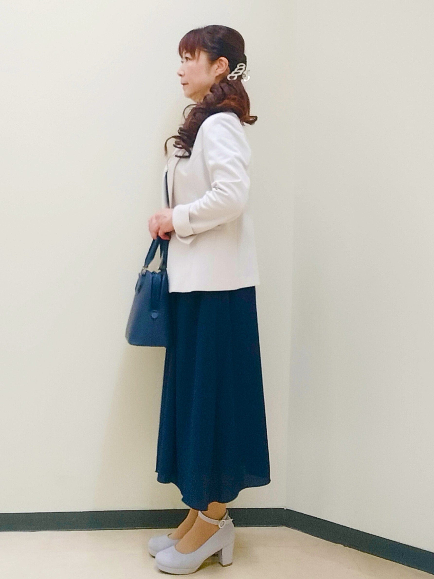 花さんの「Reflect｜【手洗い可】プリント柄ワンピース」を使ったコーディネート