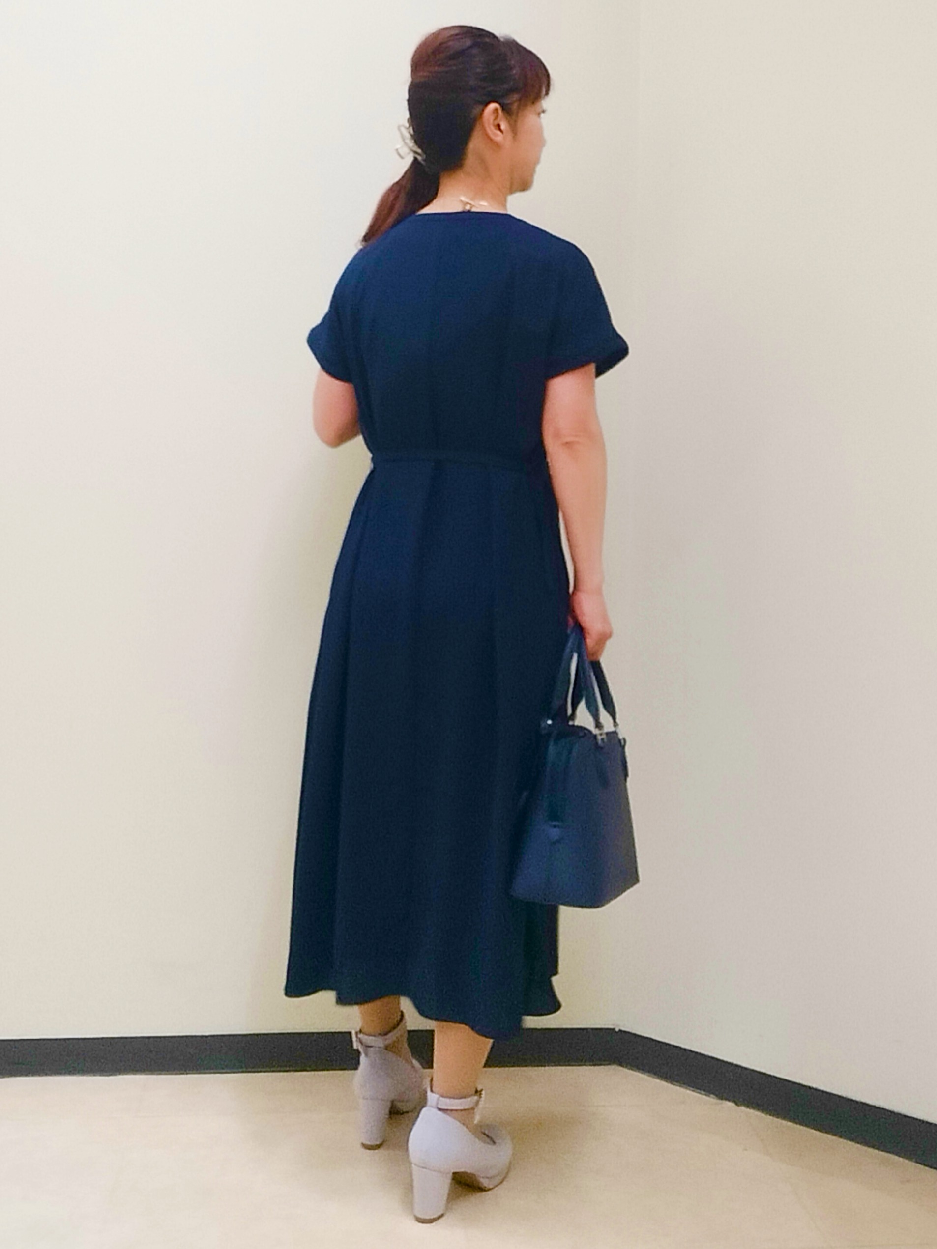 花さんの「Reflect｜【手洗い可】プリント柄ワンピース」を使ったコーディネート