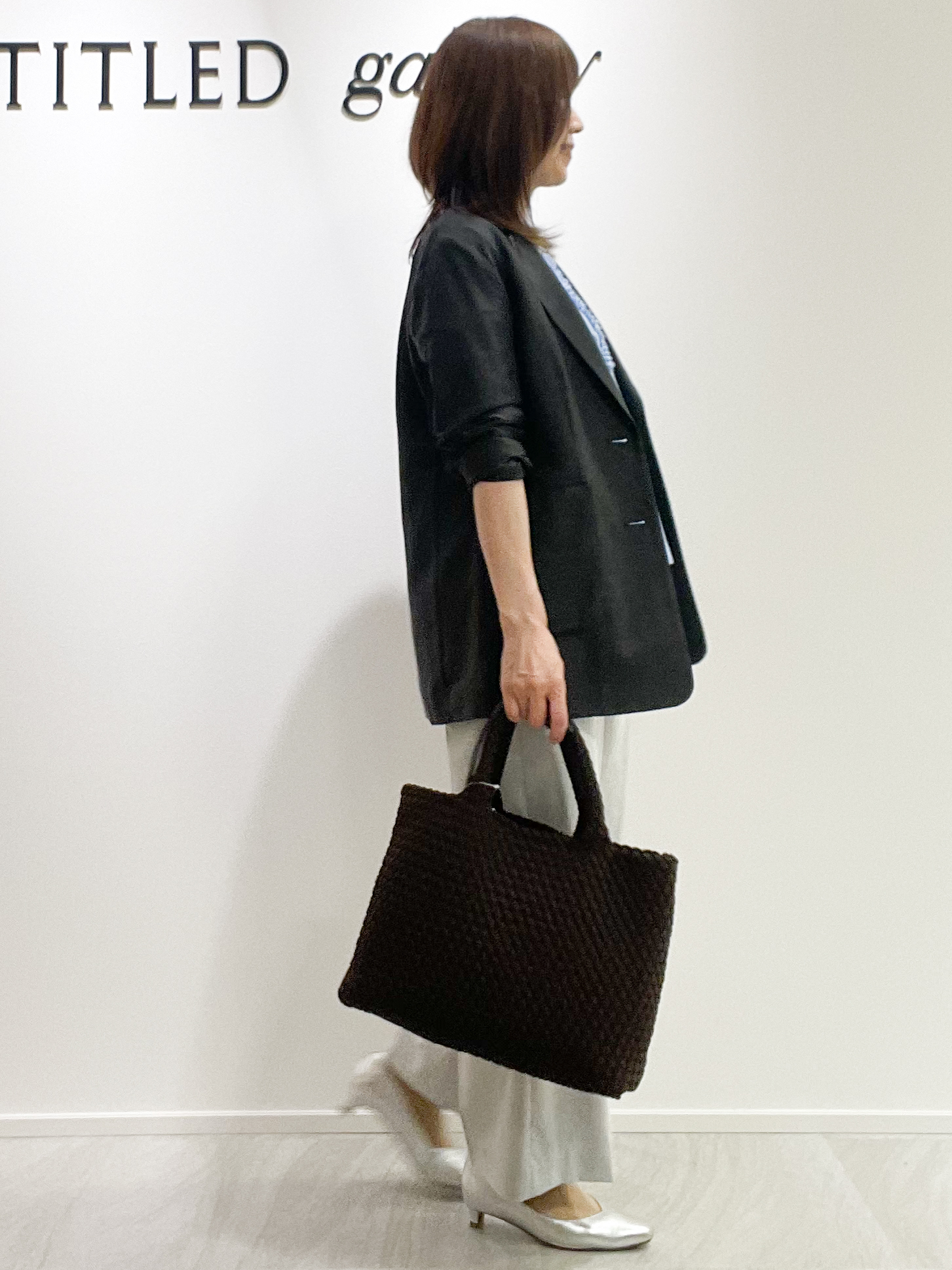 めいさんの「UNTITLED｜◆【程よいシアー感/洗える】エアリーバイオジャケット」を使ったコーディネート