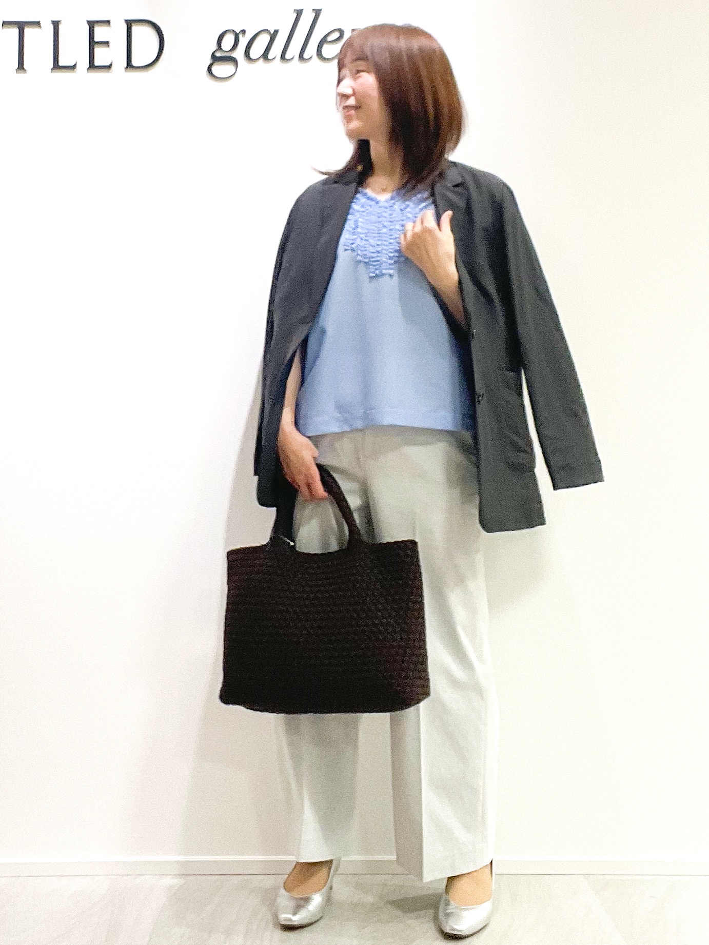 めいさんの「UNTITLED｜◆【程よいシアー感/洗える】エアリーバイオジャケット」を使ったコーディネート