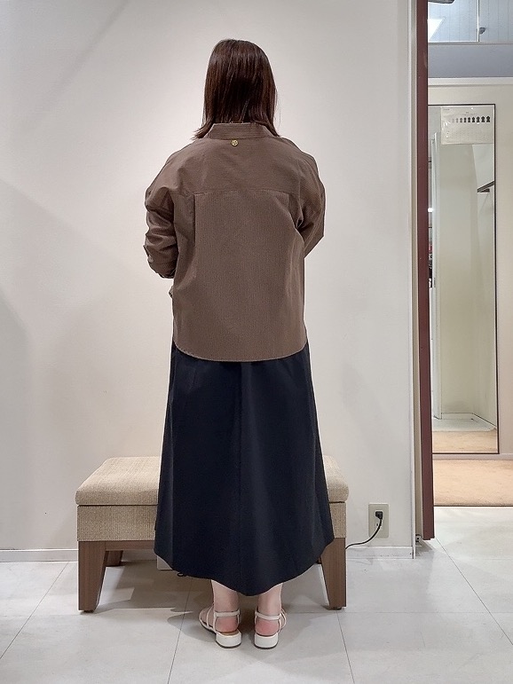 YUIさんの「UNTITLED｜【残暑も快適/接触冷感/UVカット/吸水速乾】Aラインロングワンピース」を使ったコーディネート