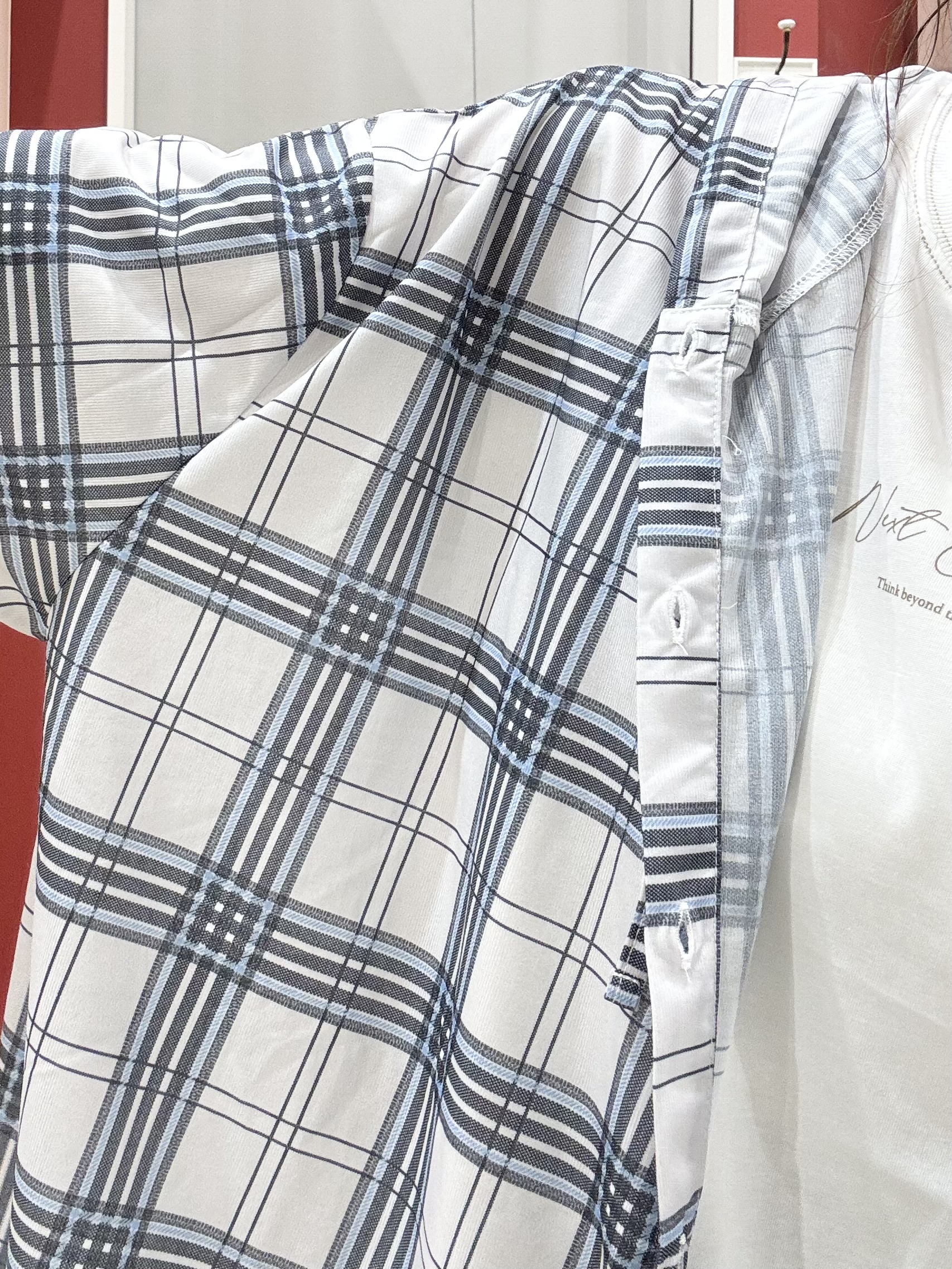 shioさんの「SHOO･LA･RUE｜【洗濯機可/体型カバー】程よい透け感の ゆるシア―シャツパーカ」を使ったコーディネート