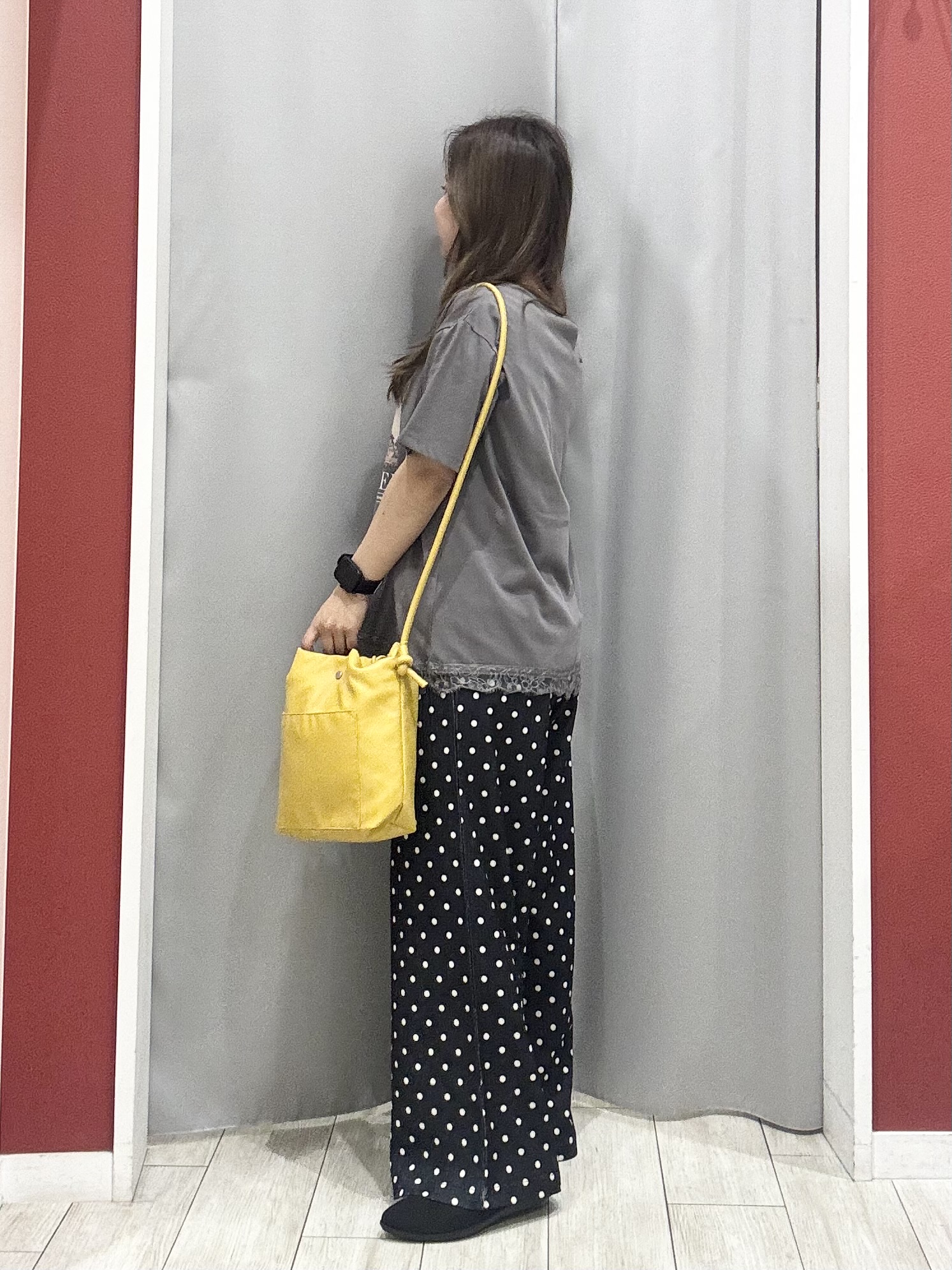 shioさんの「SHOO･LA･RUE｜【通気性〇/S-LL/洗濯機可】さらりと心地よい。ノーカラーシャツ」を使ったコーディネート
