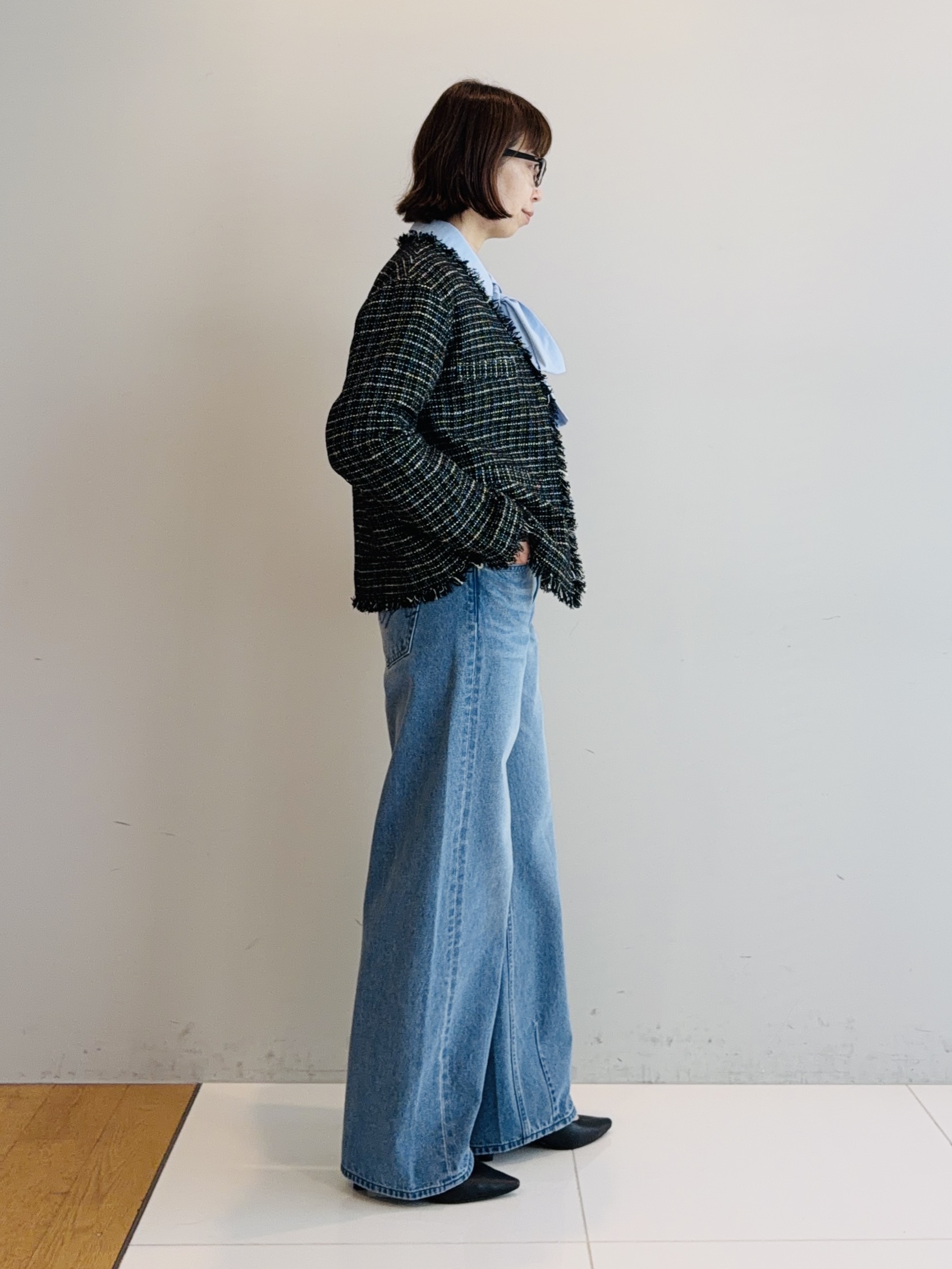 murayamaさんの「INDIVI｜【新作登場！】カーブシルエットデニム」を使ったコーディネート