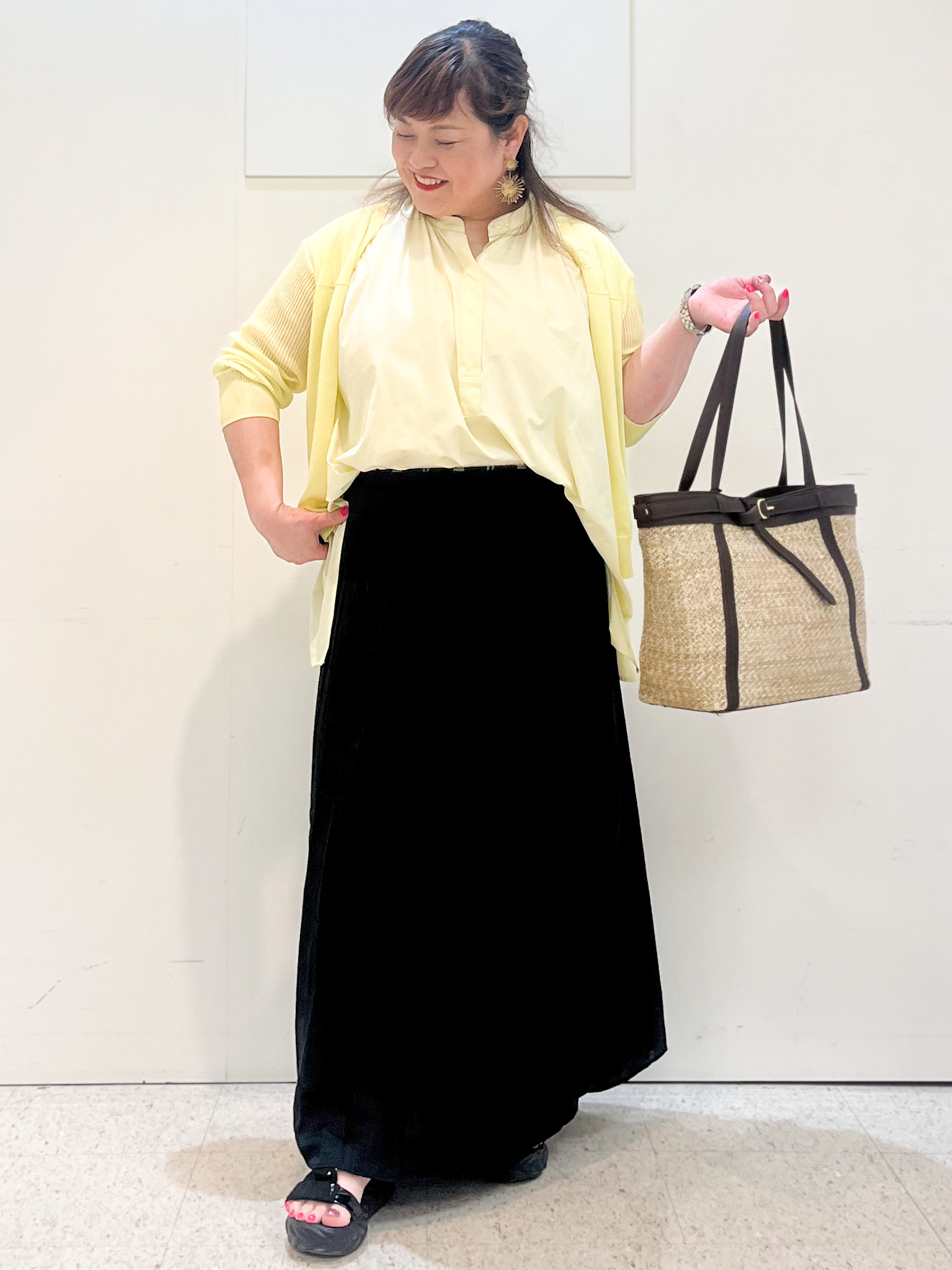 kimmyさんの「Reflect｜【UVカット／接触冷感】ラッシュガードブラウス」を使ったコーディネート