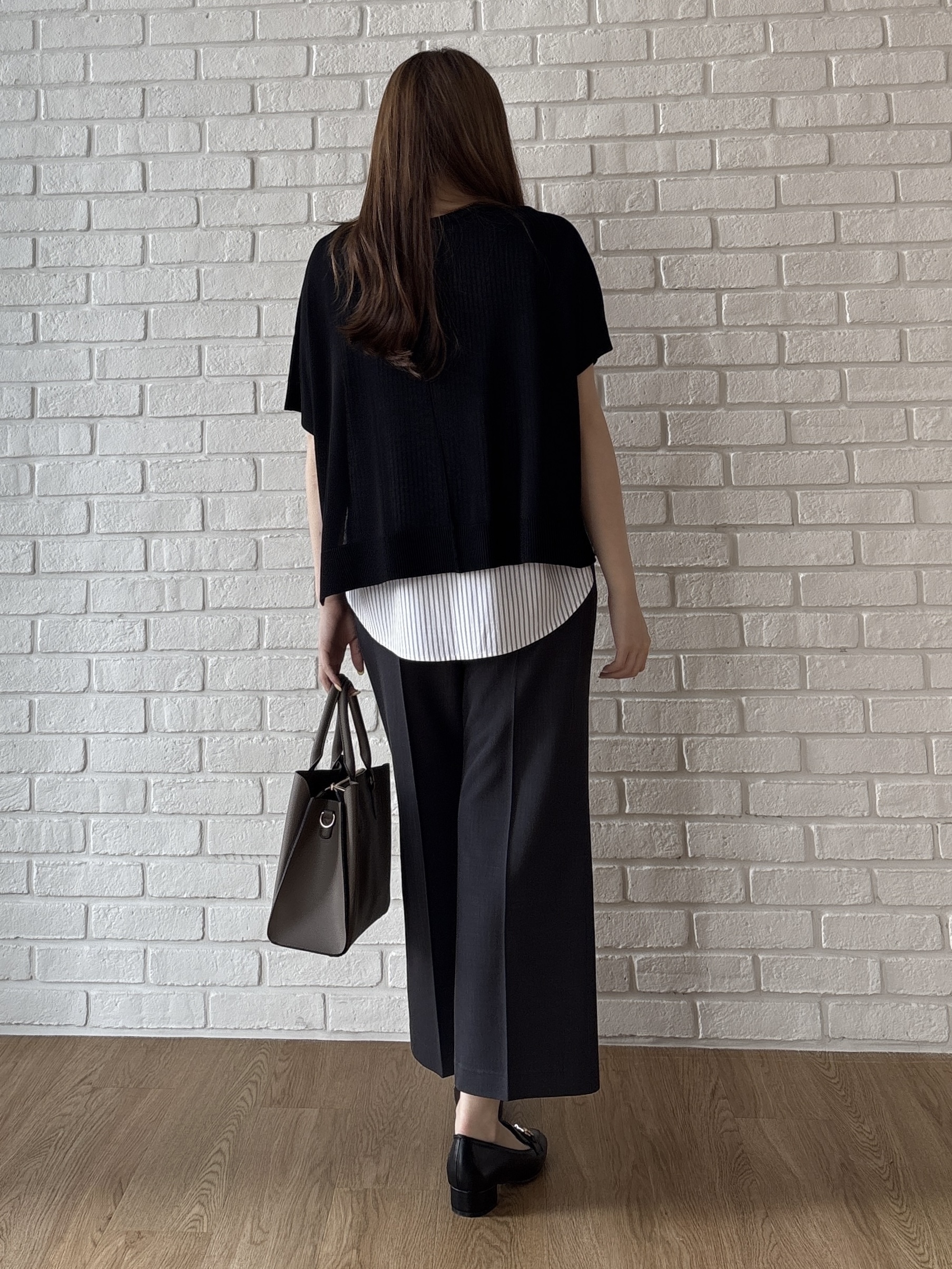 sayaさんの「grove｜【体系カバー◎】ニット&times;インナーシャツタンクSET」を使ったコーディネート