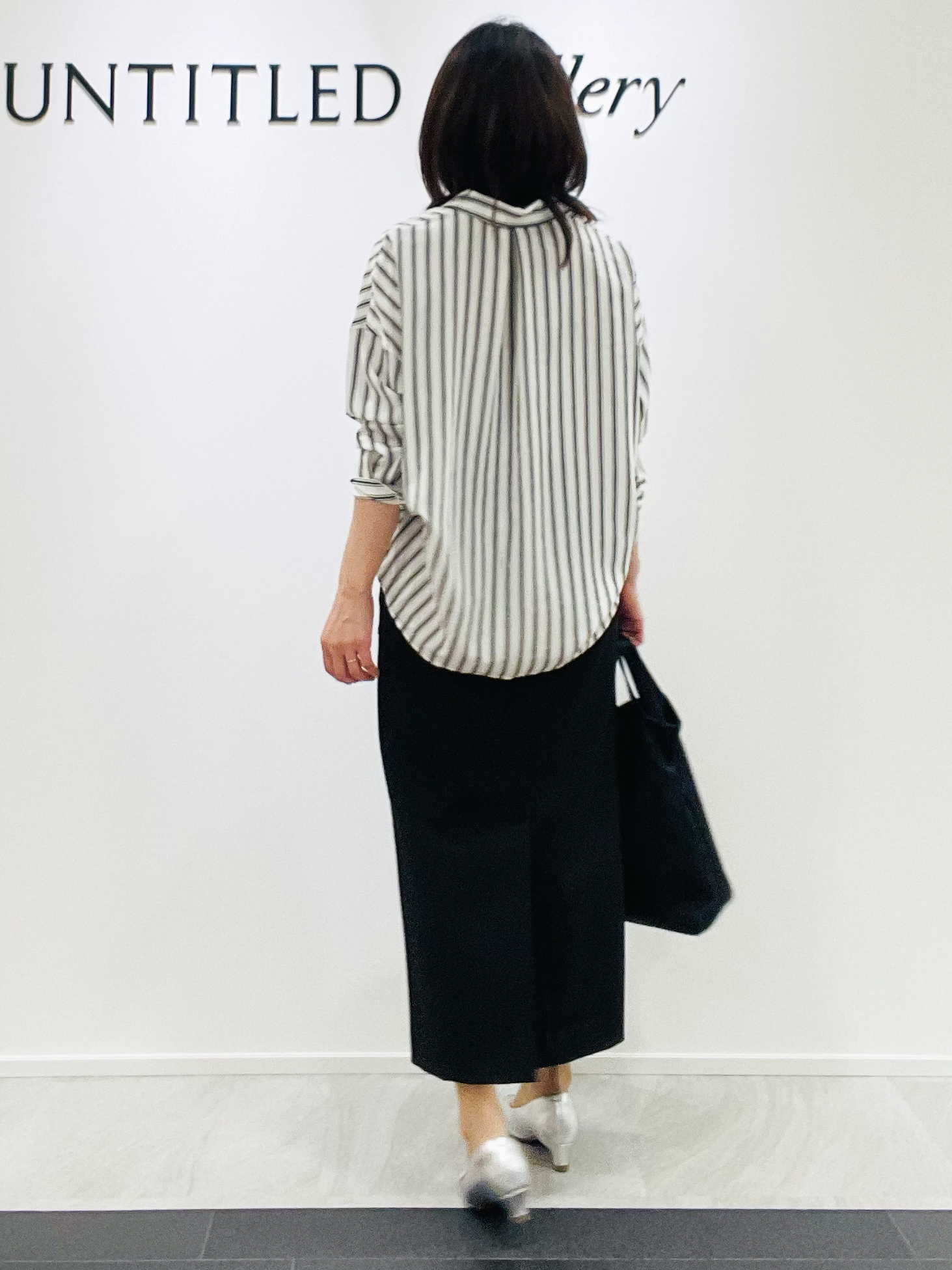 めいさんの「UNTITLED｜【秋映え/羽織り】ストライプシャツ」を使ったコーディネート
